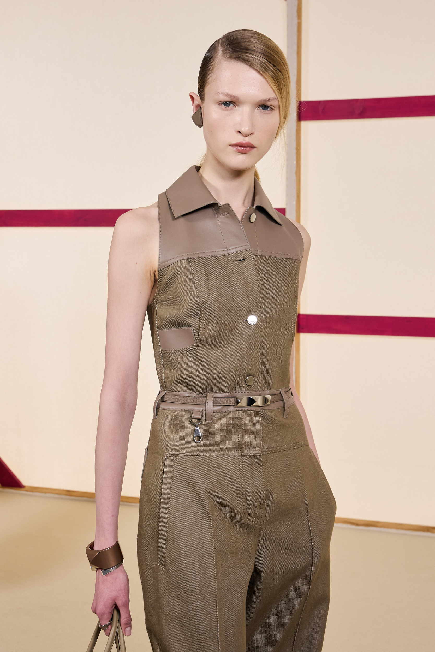 Hermes Spring 2025 Fashion Show Backstage