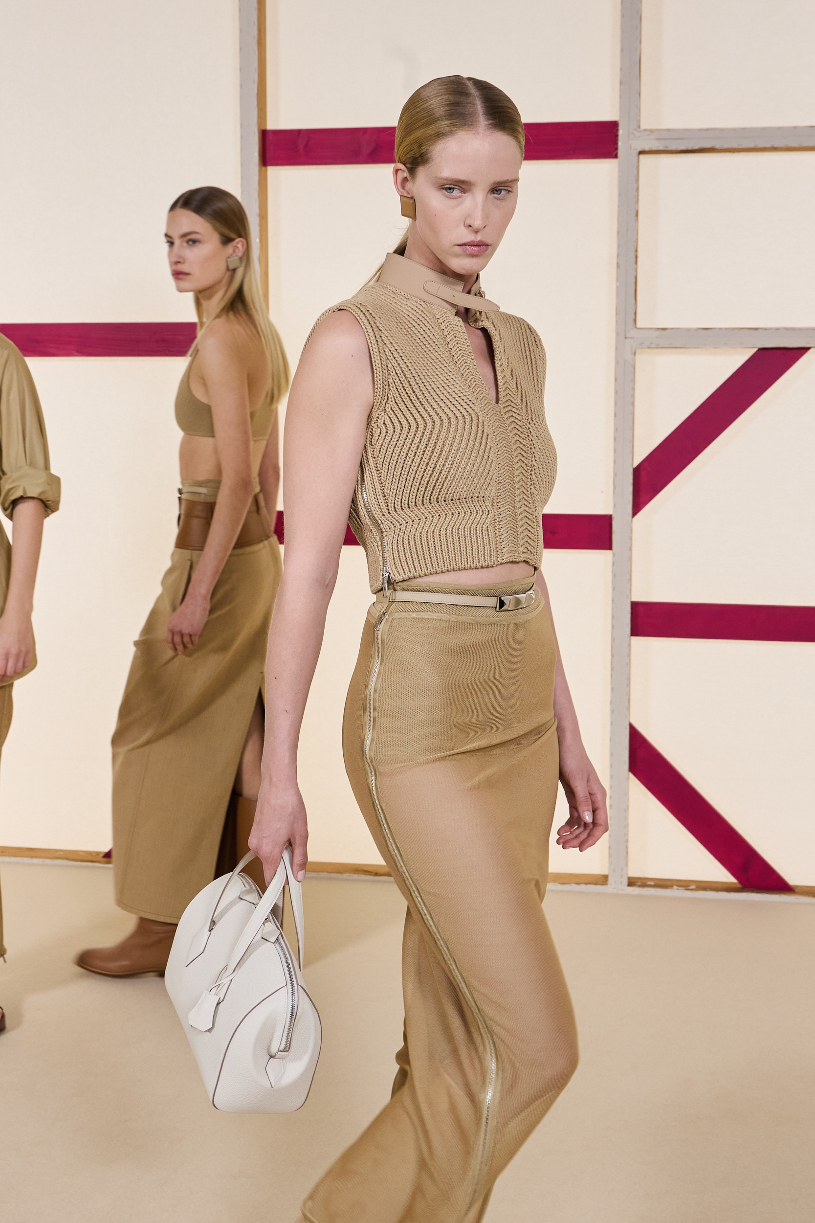 Hermes Spring 2025 Fashion Show Backstage