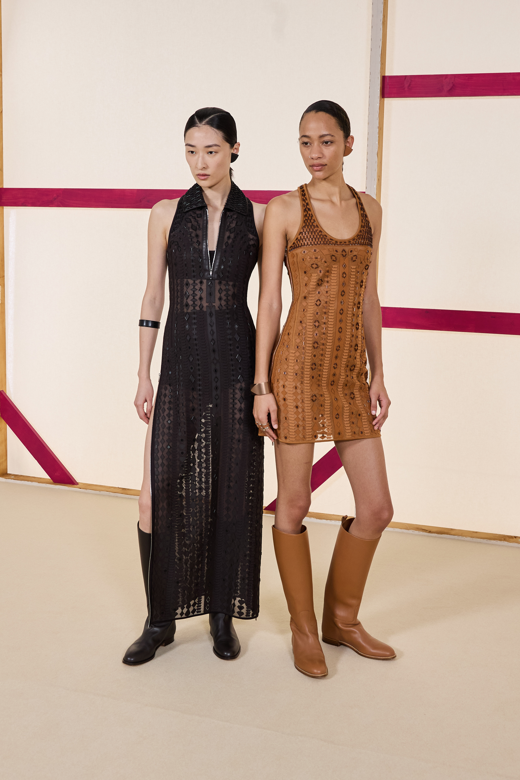 Hermes Spring 2025 Fashion Show Backstage