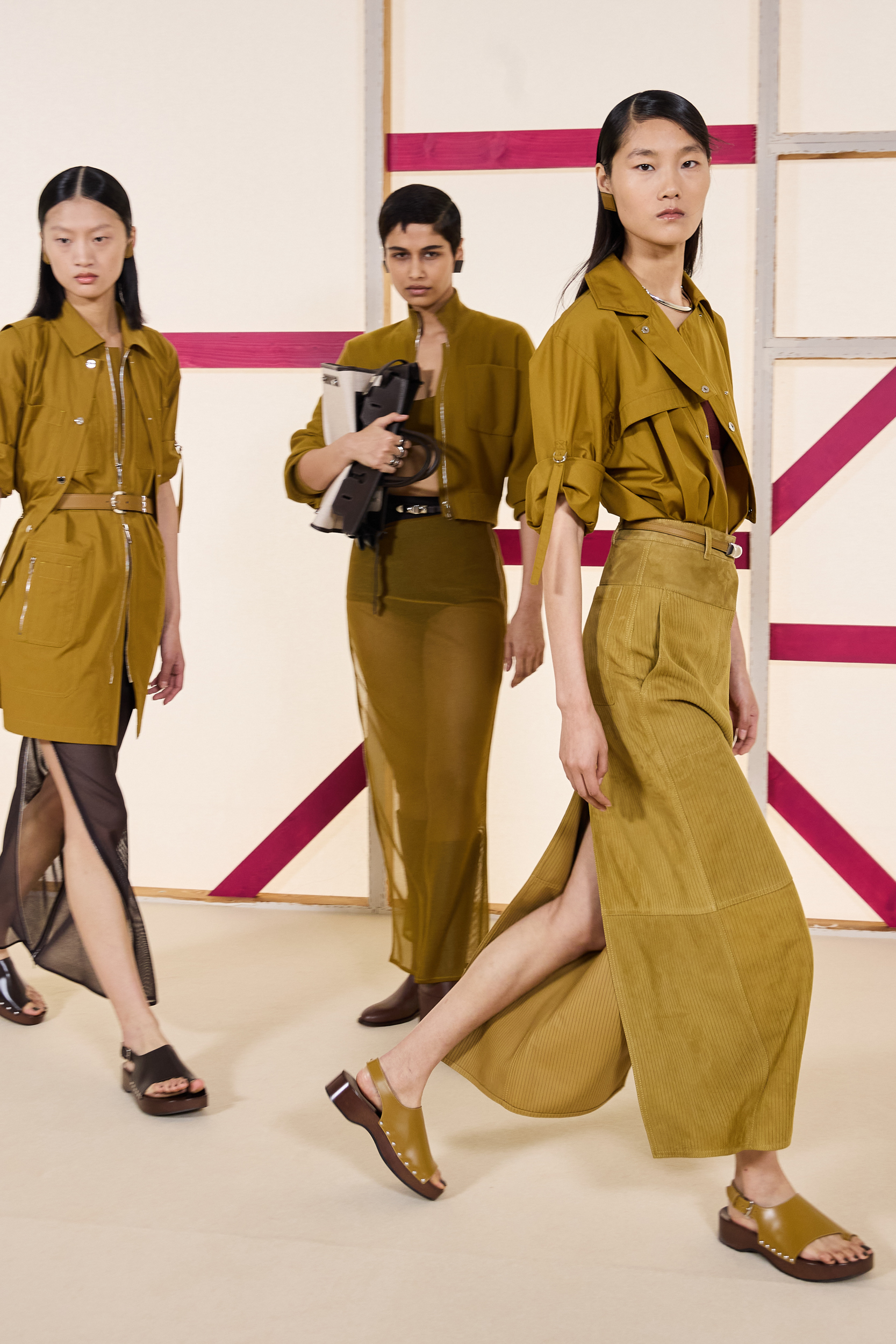 Hermes Spring 2025 Fashion Show Backstage