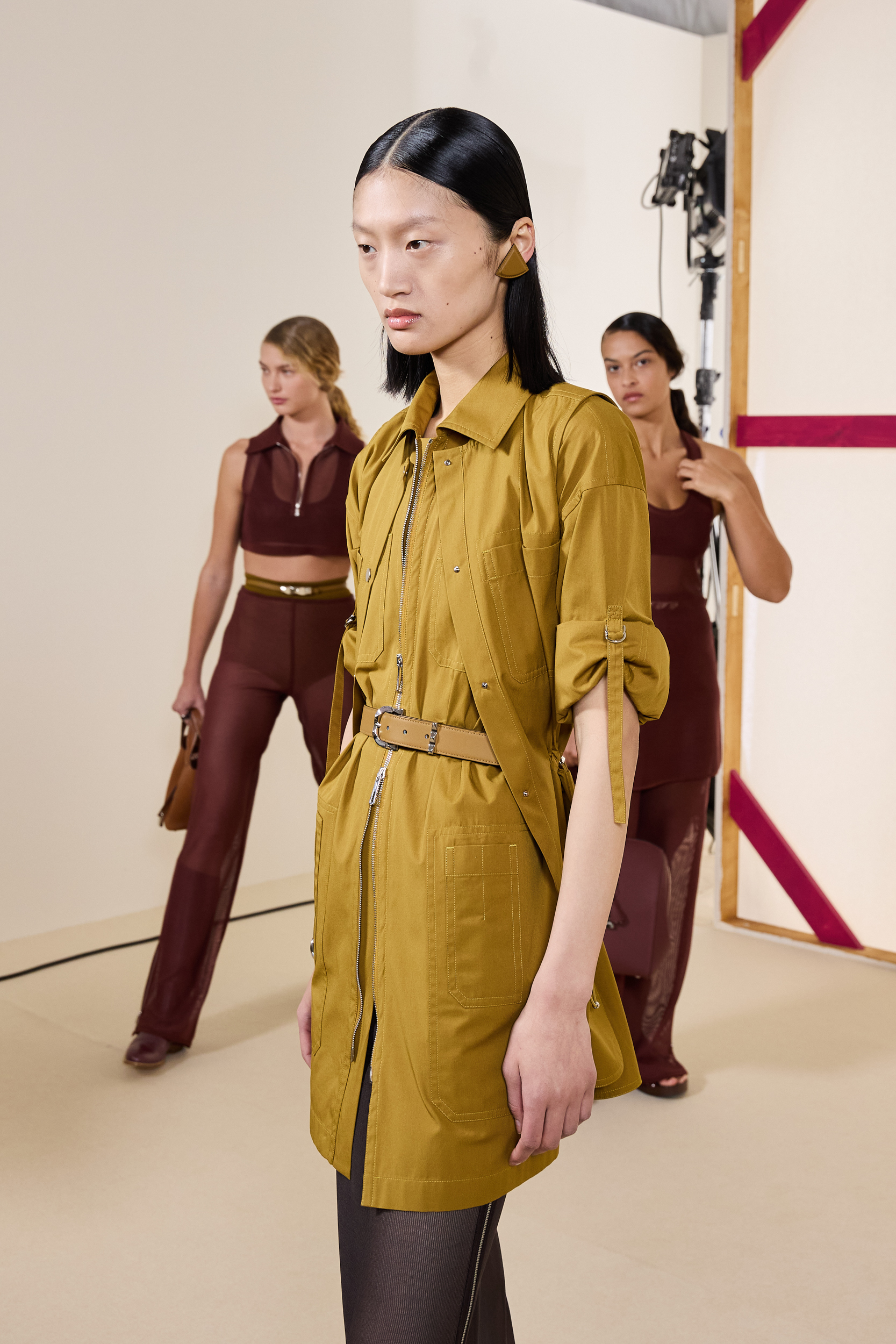 Hermes Spring 2025 Fashion Show Backstage