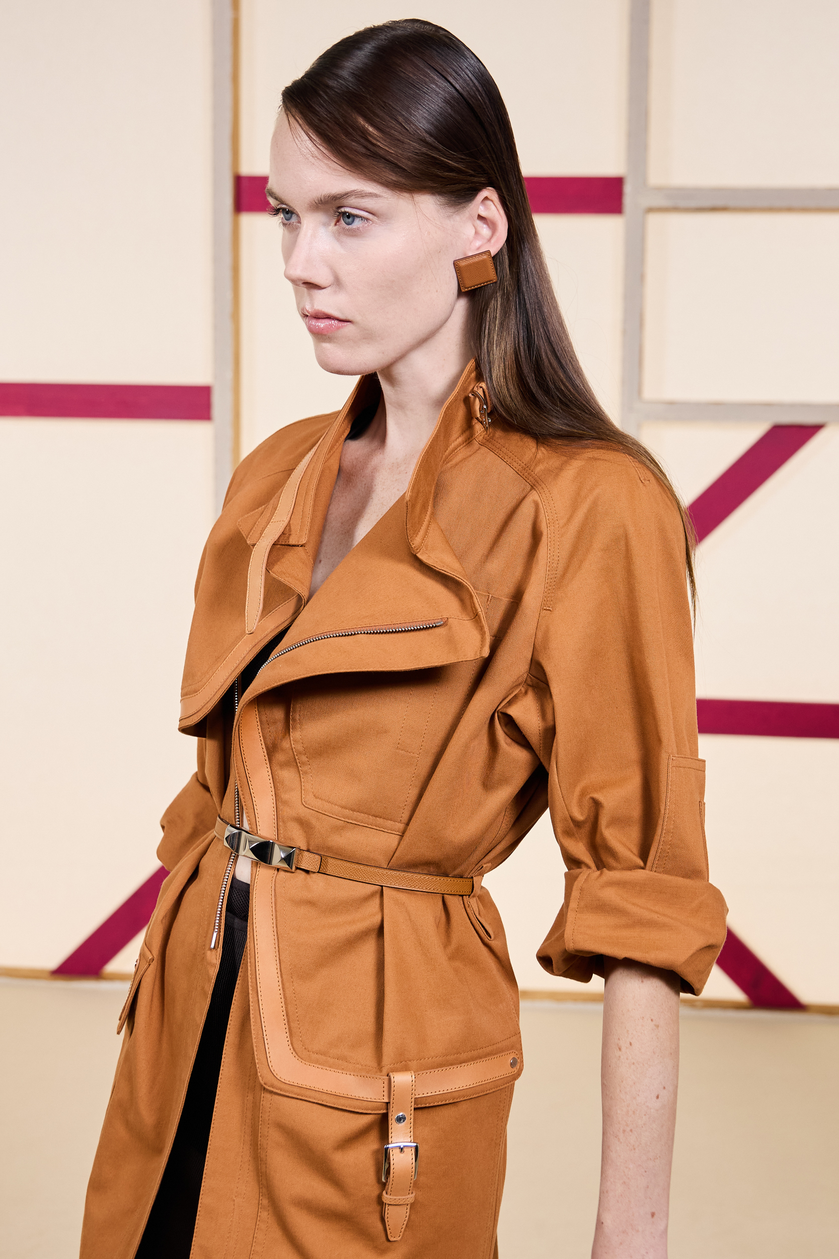 Hermes Spring 2025 Fashion Show Backstage