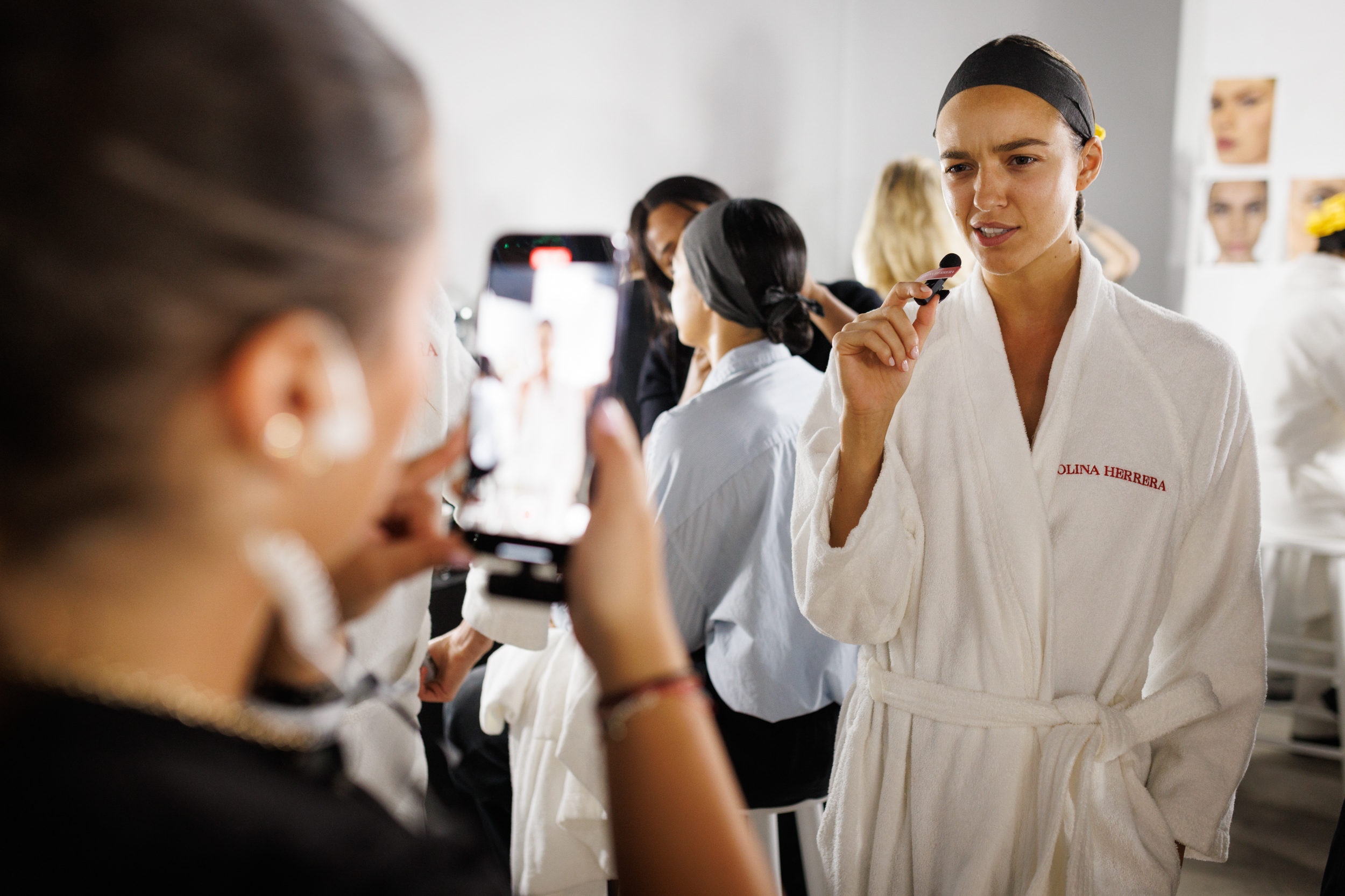 Carolina Herrera Spring 2025 Fashion Show Backstage