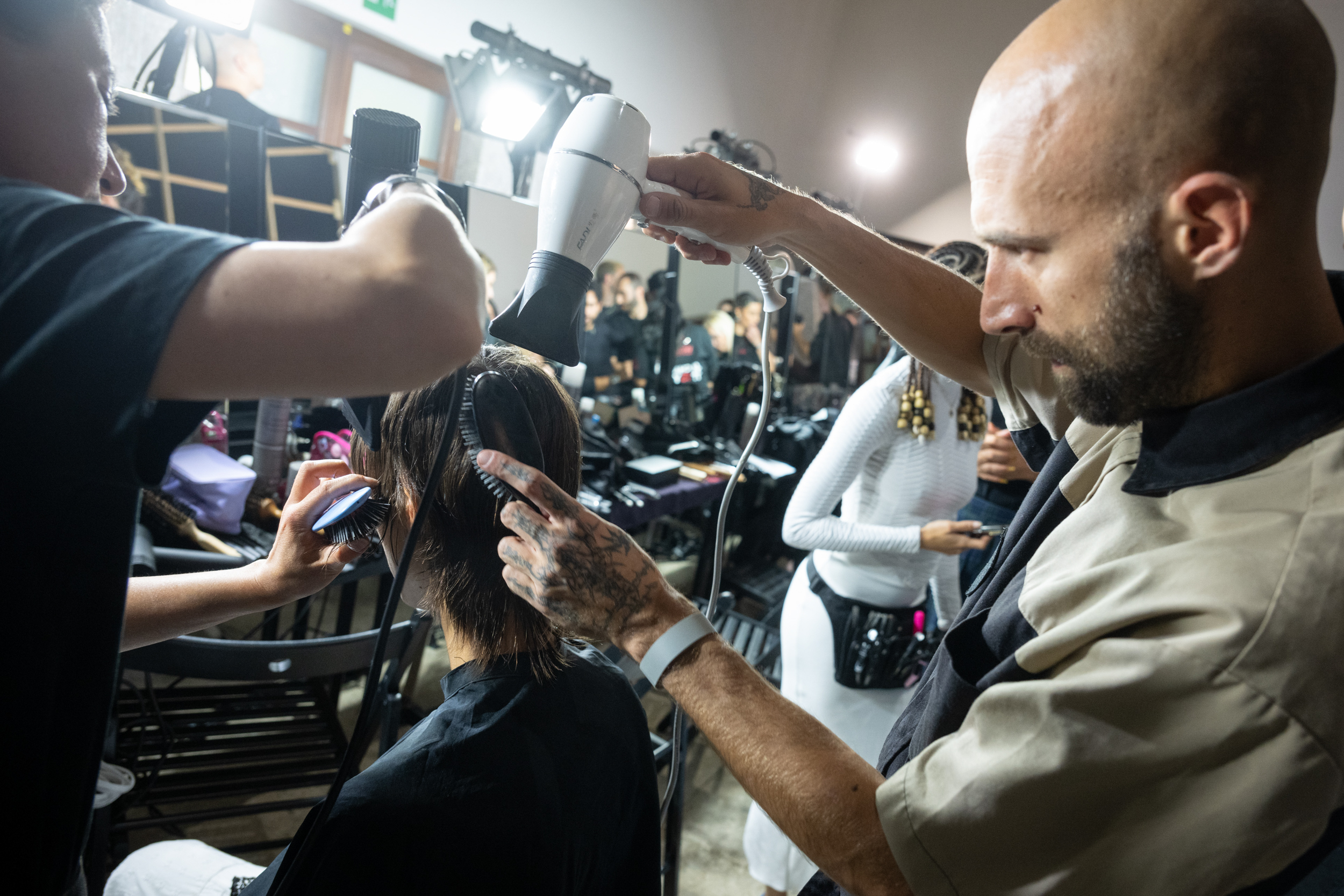 Iceberg Spring 2025 Fashion Show Backstage