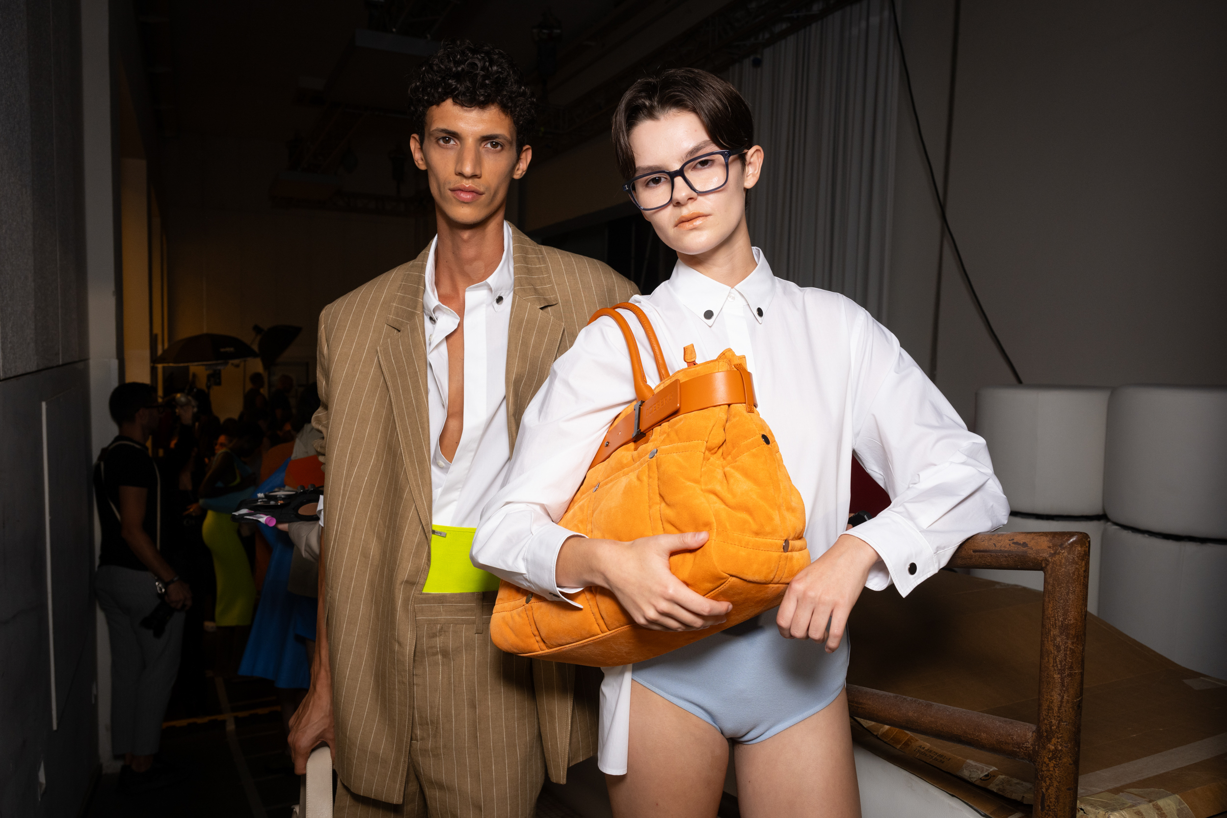 Iceberg Spring 2025 Fashion Show Backstage