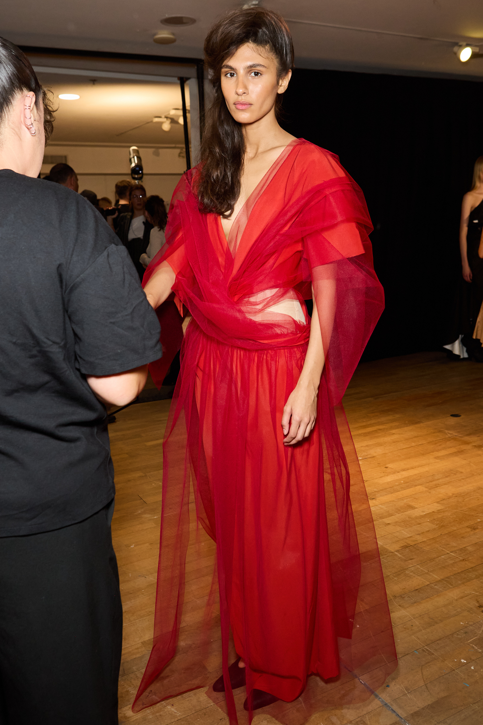 Andreas Kronthaler For Vivienne Westwood Spring 2025 Fashion Show Backstage