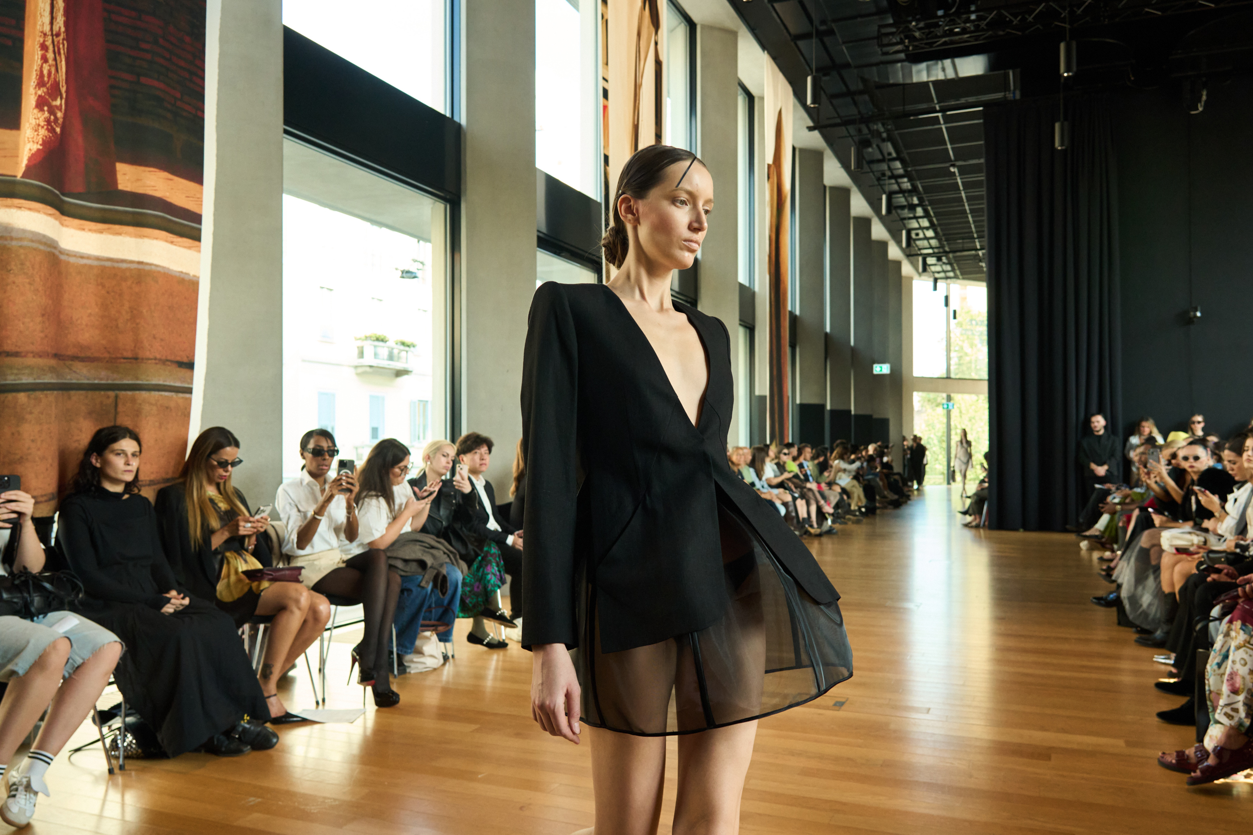 Francesca Liberatore Spring 2025 Fashion Show Atmosphere