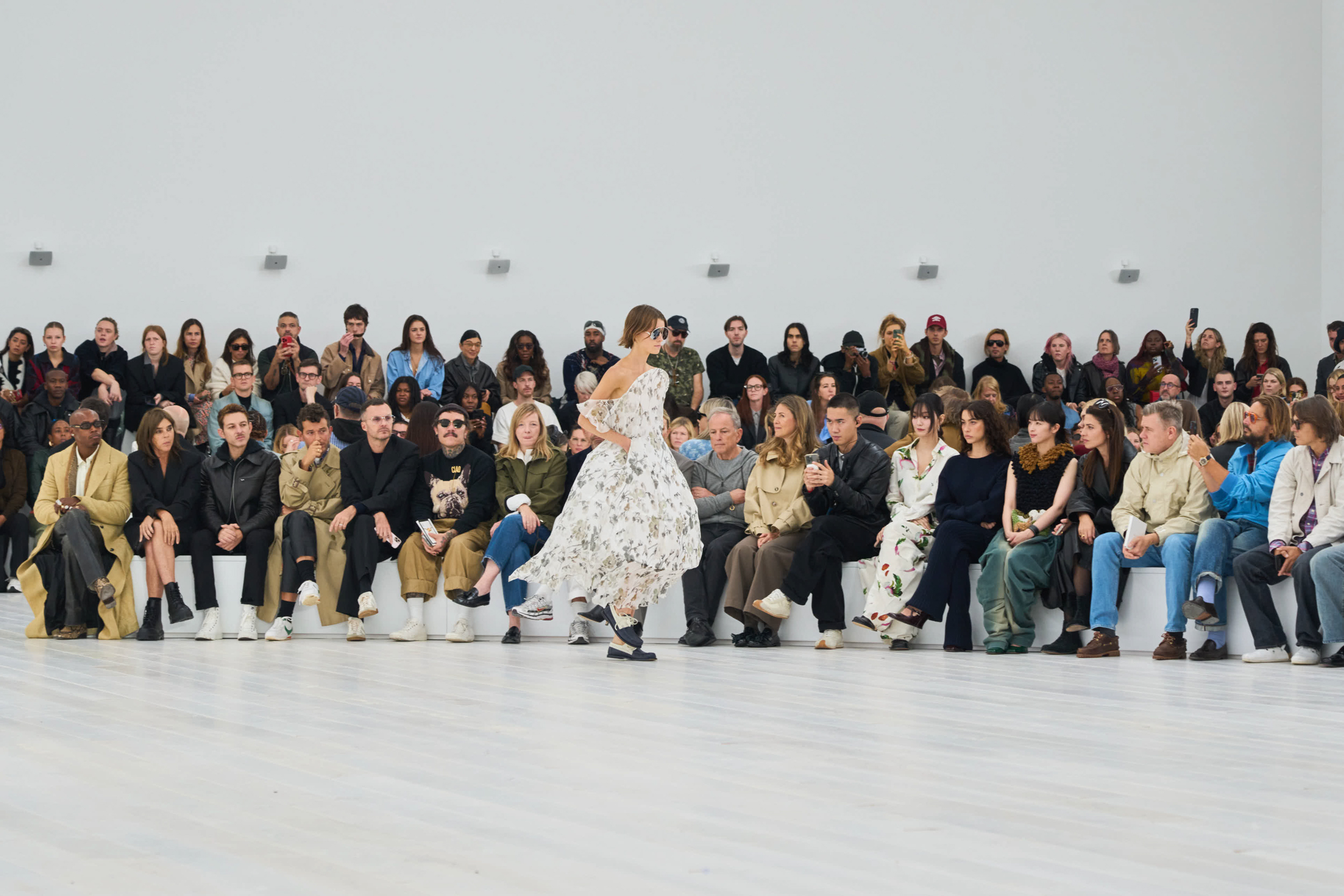 Loewe Spring 2025 Fashion Show Atmosphere