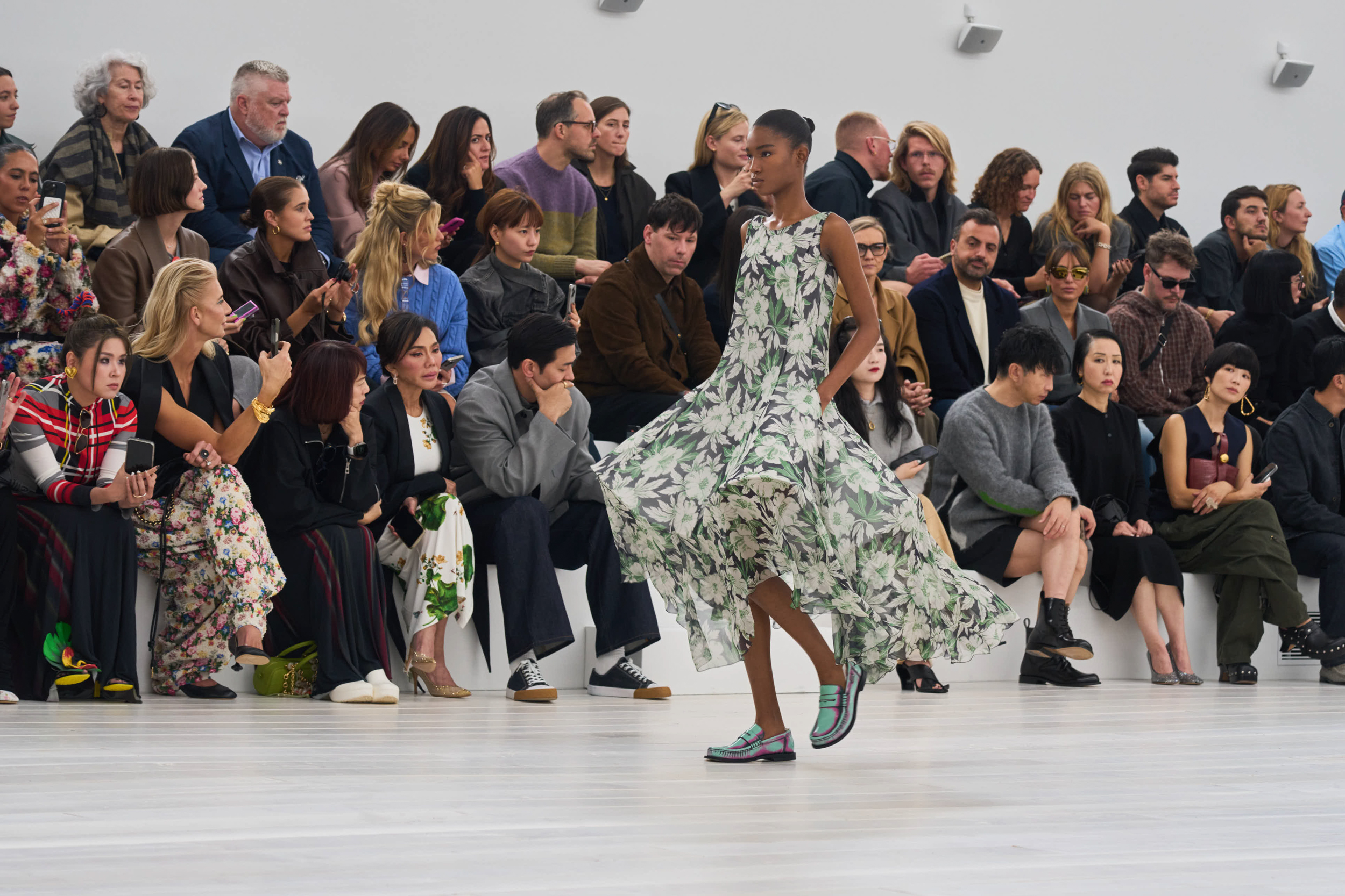 Loewe Spring 2025 Fashion Show Atmosphere