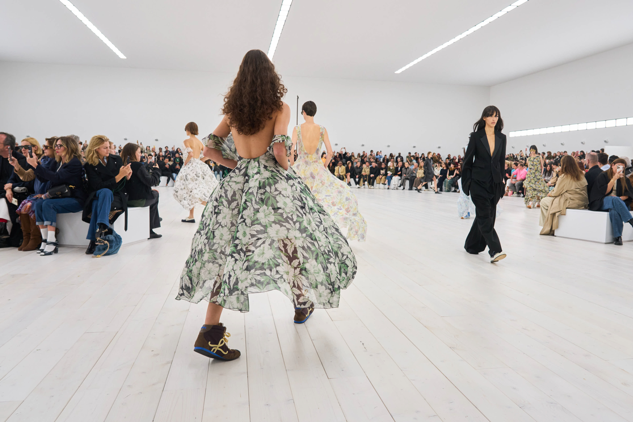 Loewe Spring 2025 Fashion Show Atmosphere