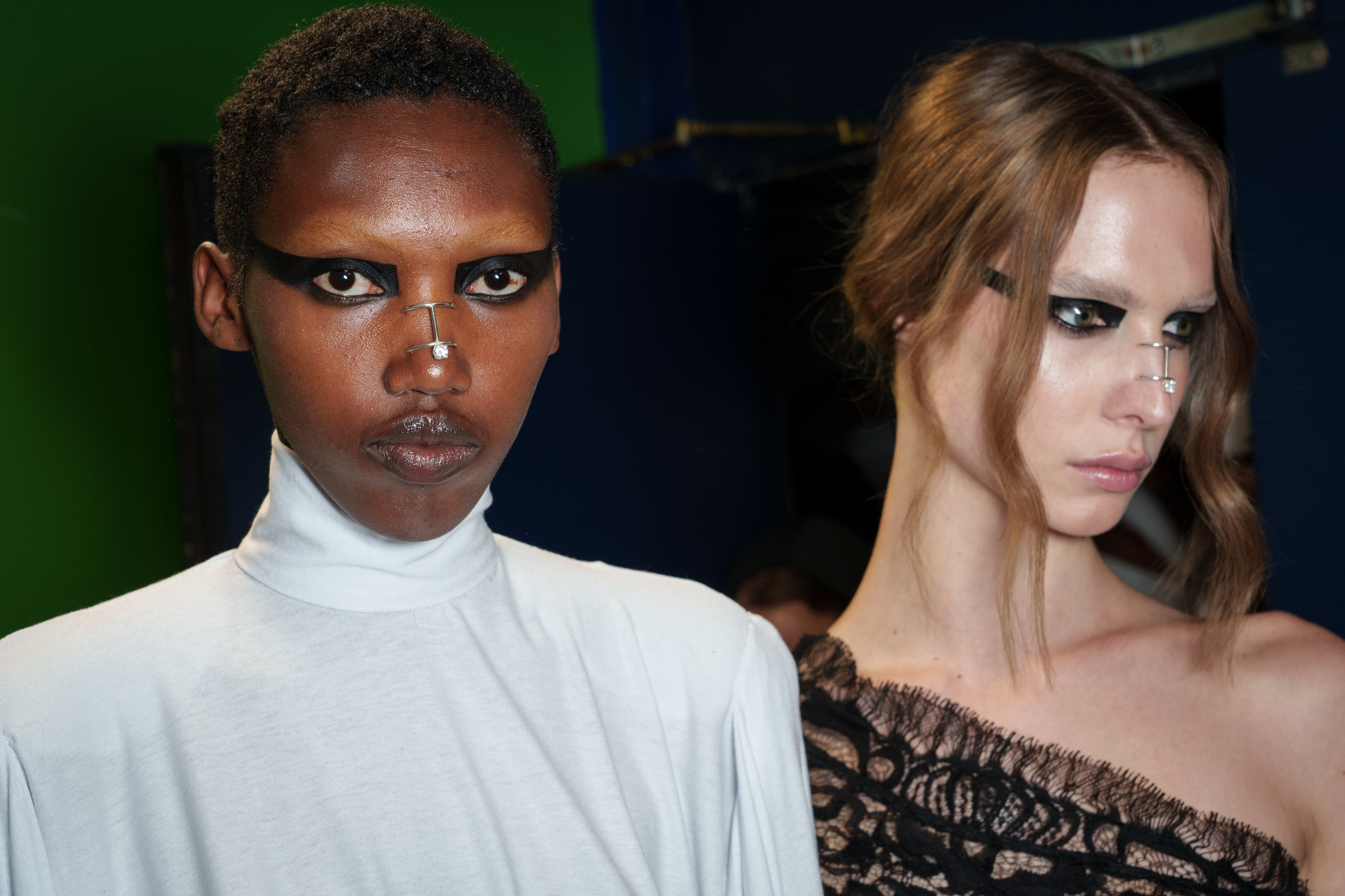 Luis De Javier Spring 2025 Fashion Show Backstage