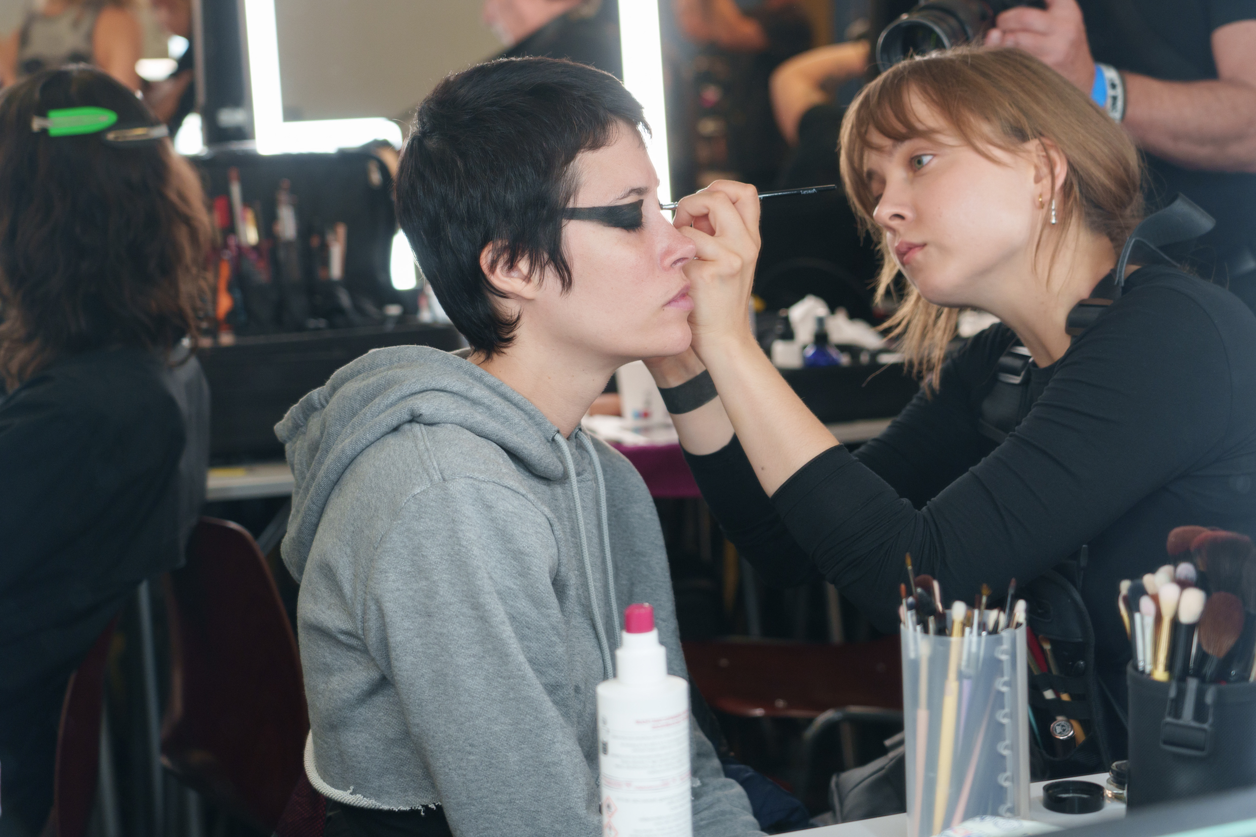 Luis De Javier Spring 2025 Fashion Show Backstage