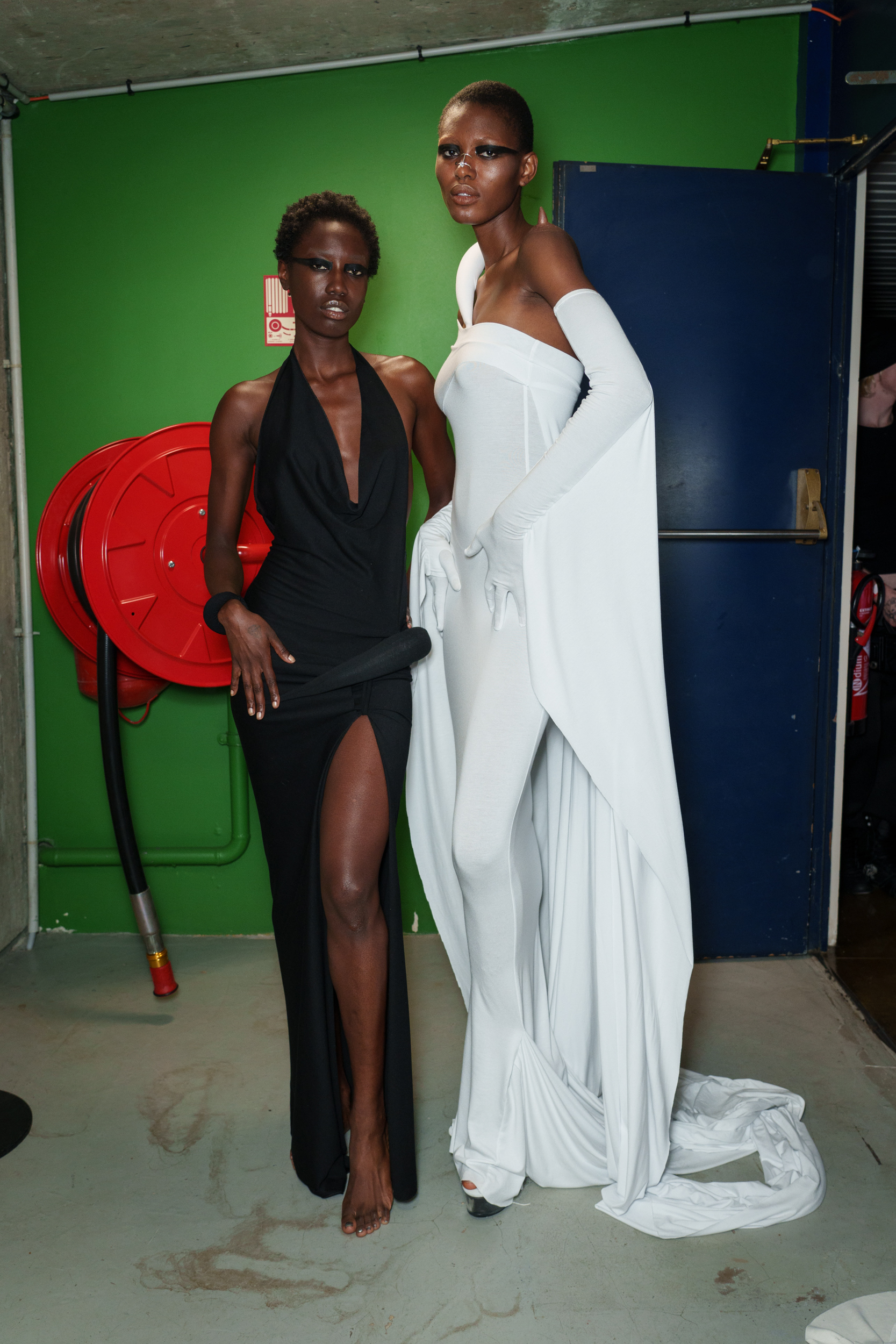 Luis De Javier Spring 2025 Fashion Show Backstage