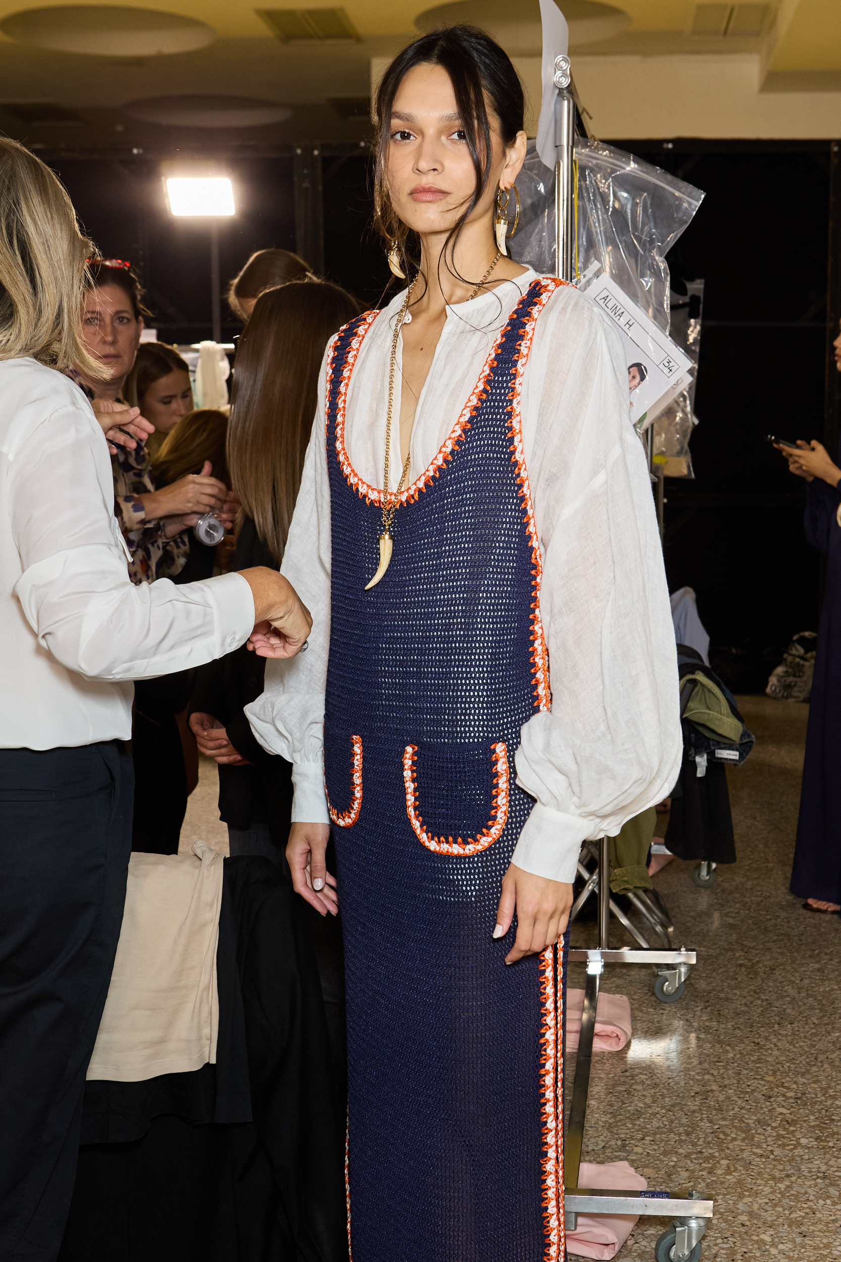 Luisa Spagnoli Spring 2025 Fashion Show Backstage