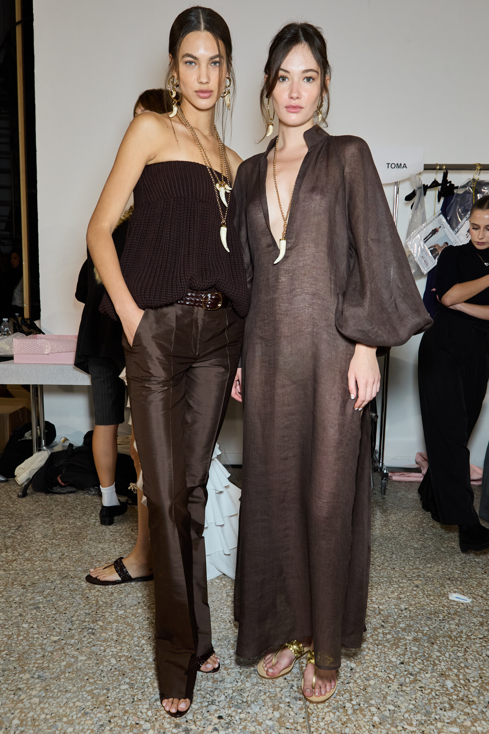 Luisa Spagnoli Spring 2025 Fashion Show Backstage