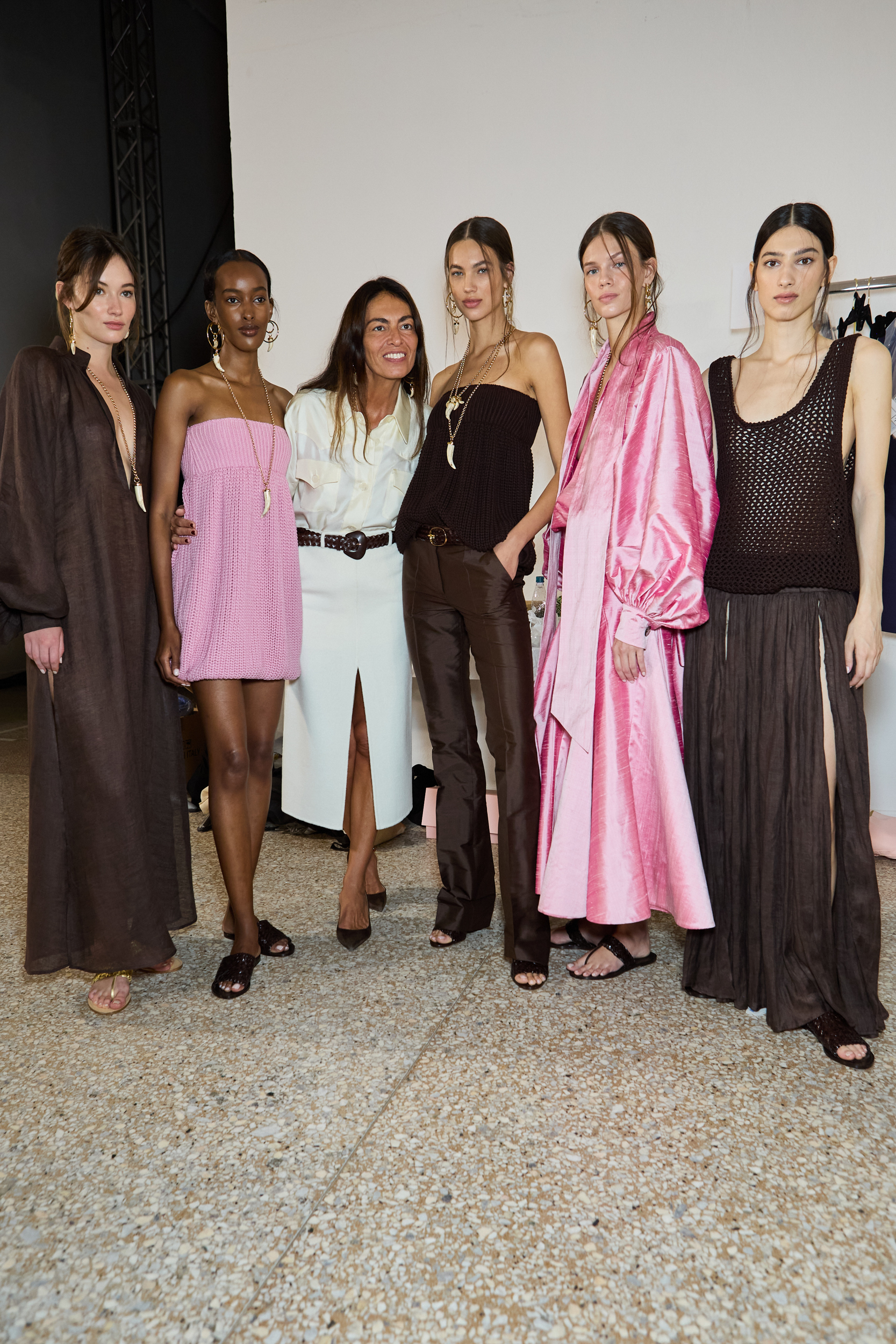 Luisa Spagnoli Spring 2025 Fashion Show Backstage