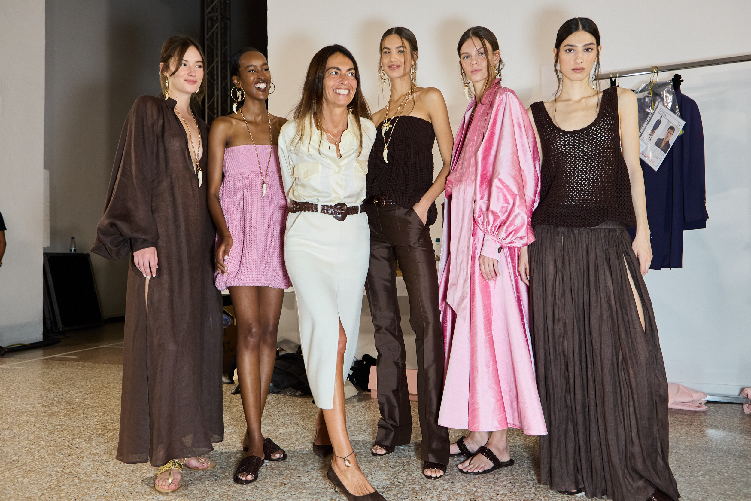 Luisa Spagnoli Spring 2025 Fashion Show Backstage