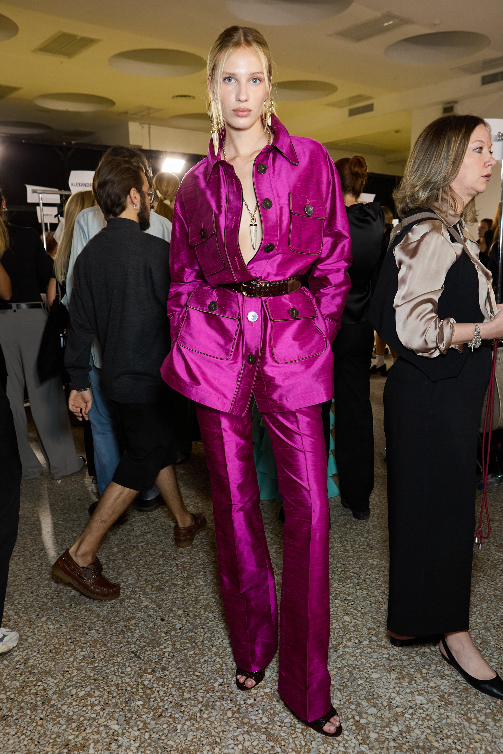 Luisa Spagnoli Spring 2025 Fashion Show Backstage