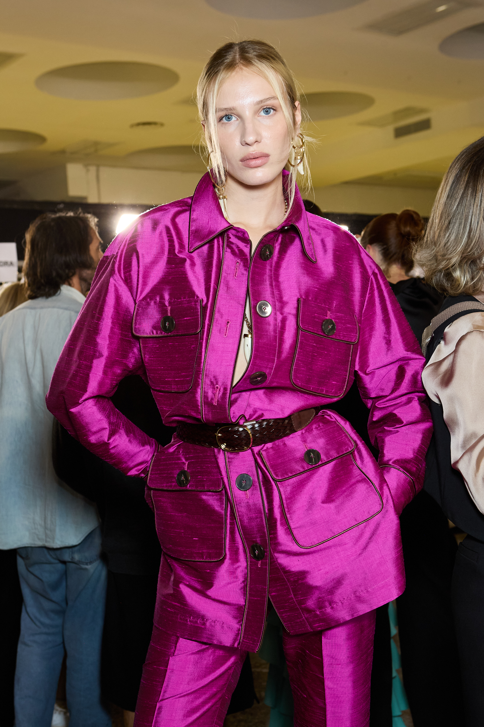 Luisa Spagnoli Spring 2025 Fashion Show Backstage