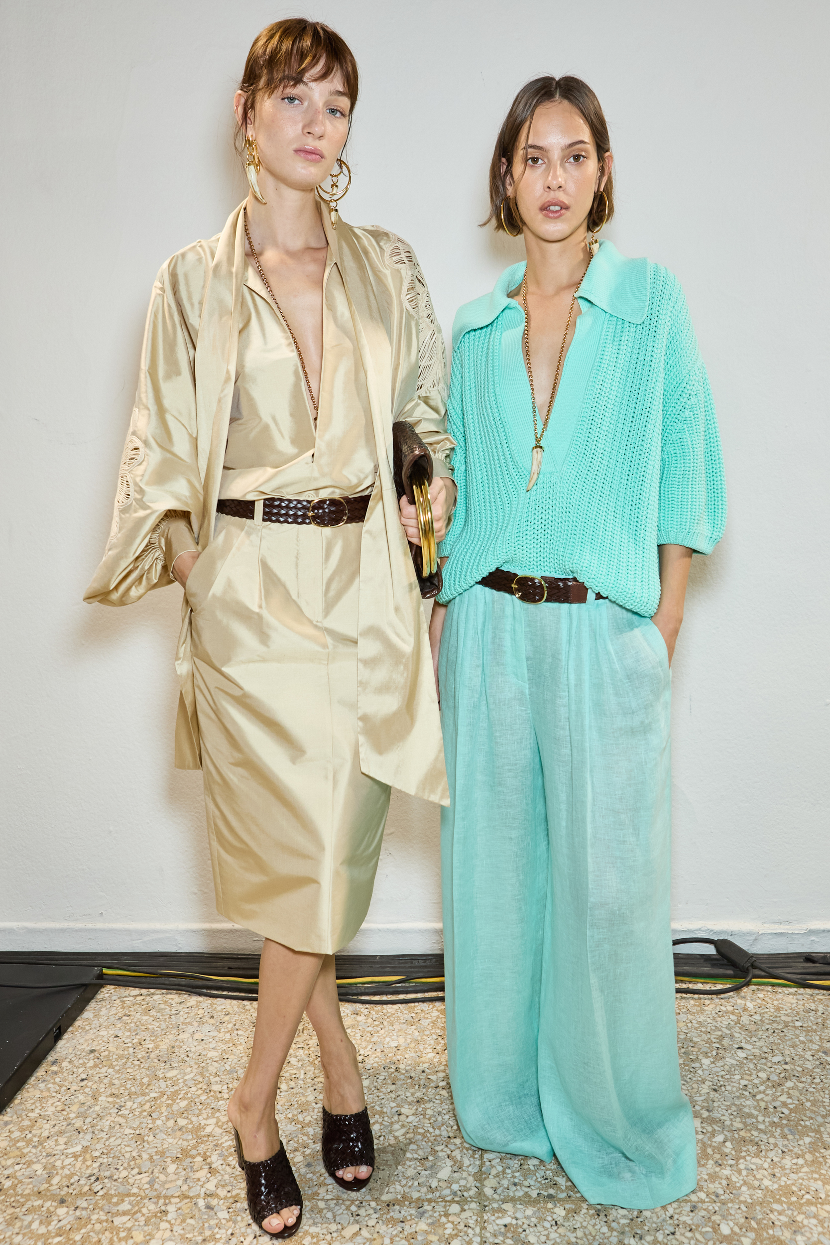 Luisa Spagnoli Spring 2025 Fashion Show Backstage