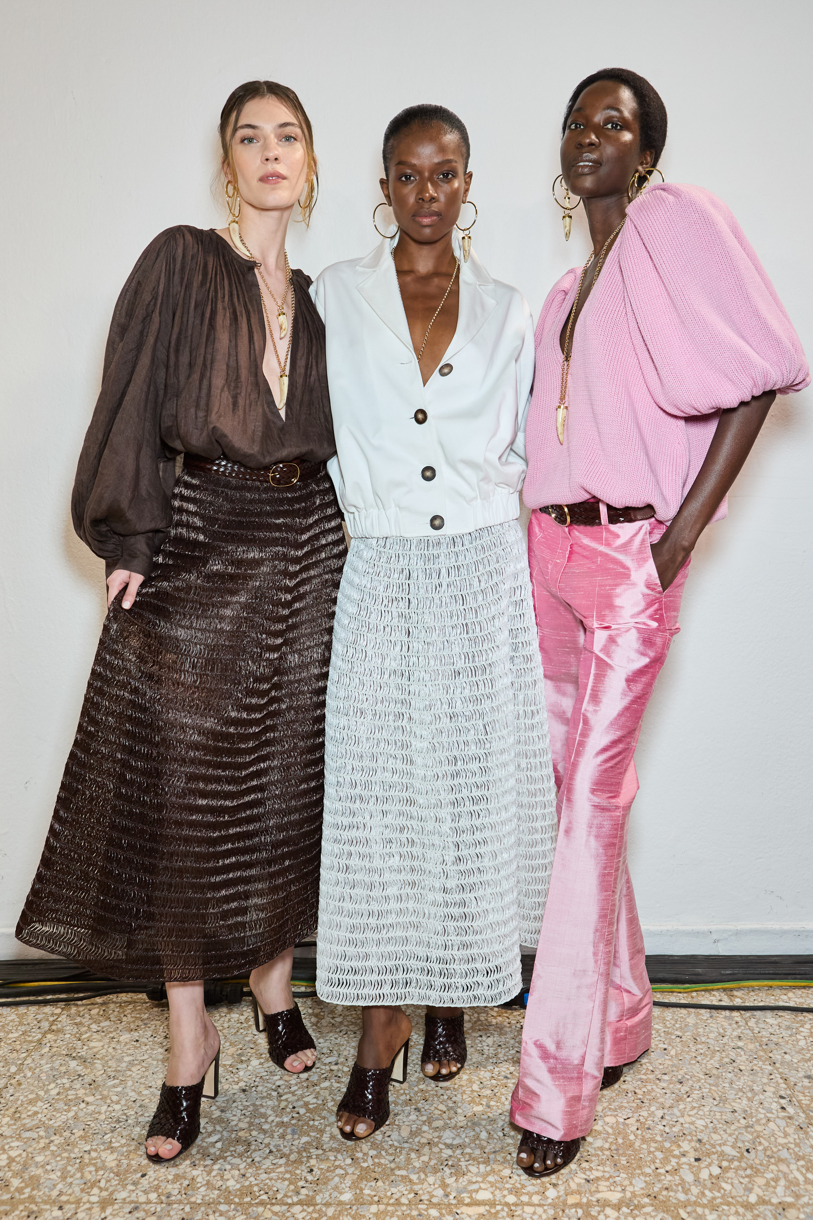 Luisa Spagnoli Spring 2025 Fashion Show Backstage