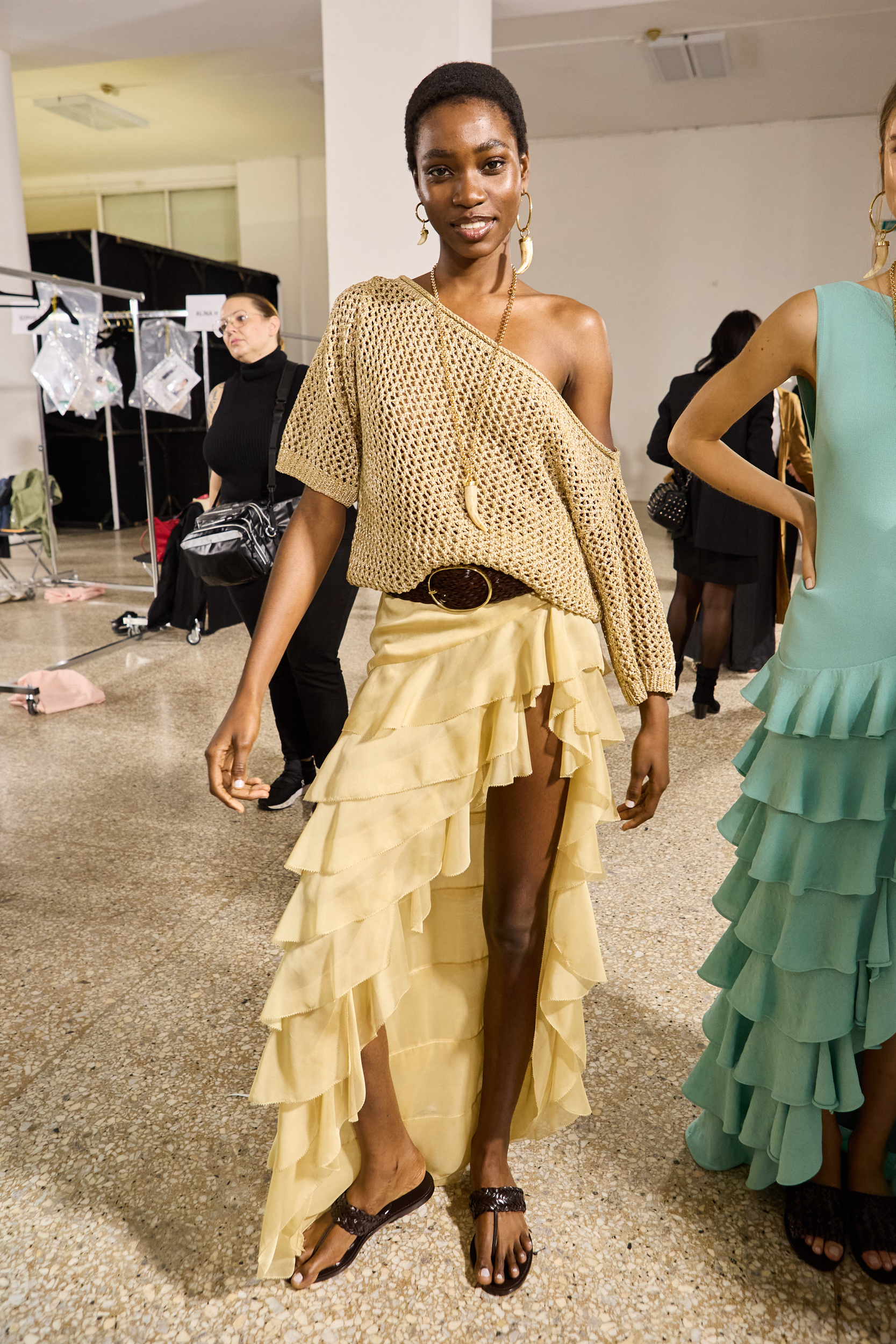 Luisa Spagnoli Spring 2025 Fashion Show Backstage