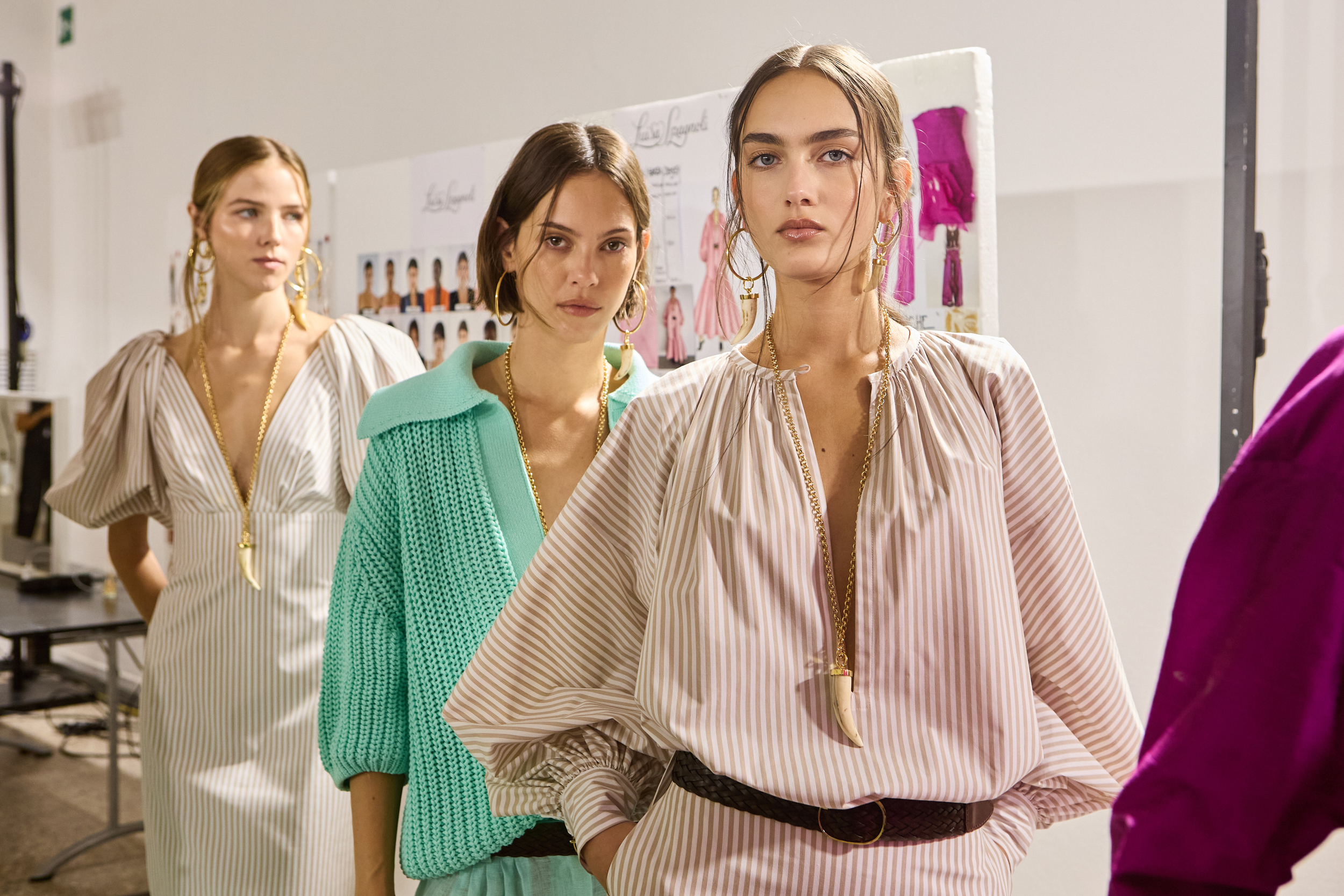 Luisa Spagnoli Spring 2025 Fashion Show Backstage