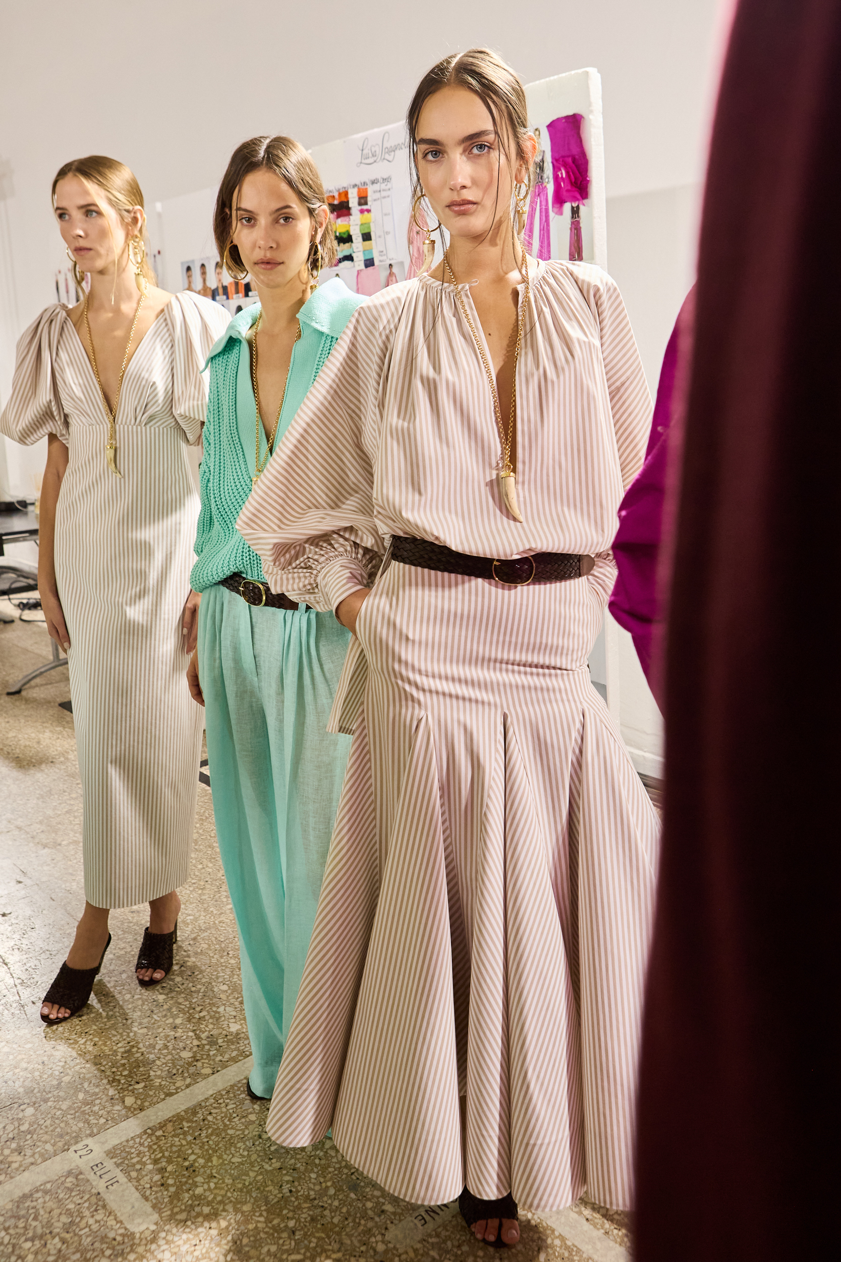 Luisa Spagnoli Spring 2025 Fashion Show Backstage