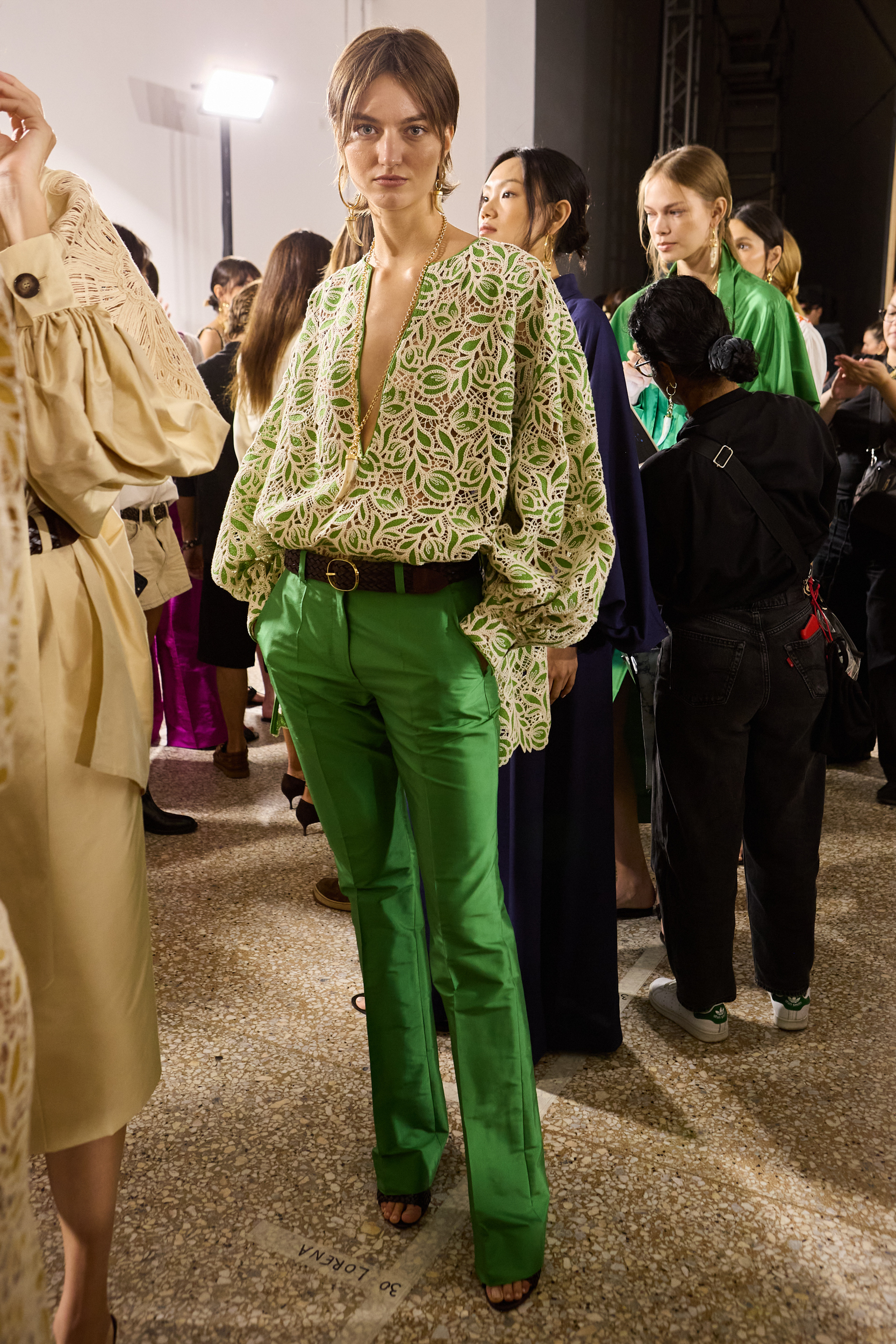 Luisa Spagnoli Spring 2025 Fashion Show Backstage