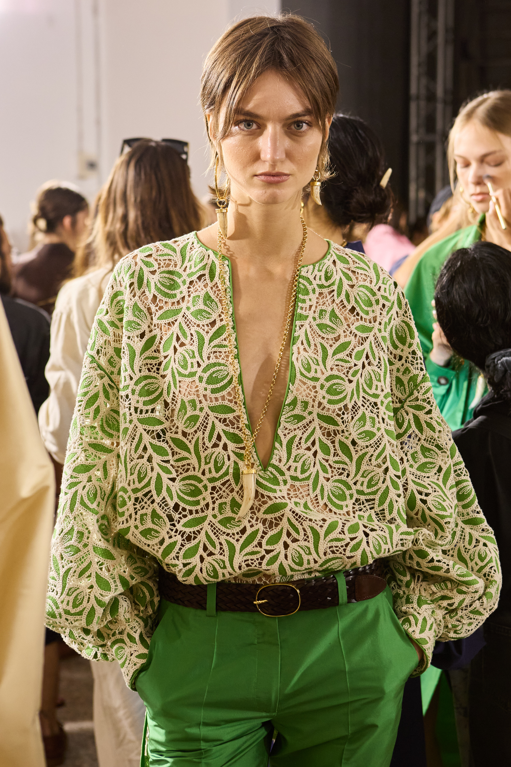 Luisa Spagnoli Spring 2025 Fashion Show Backstage