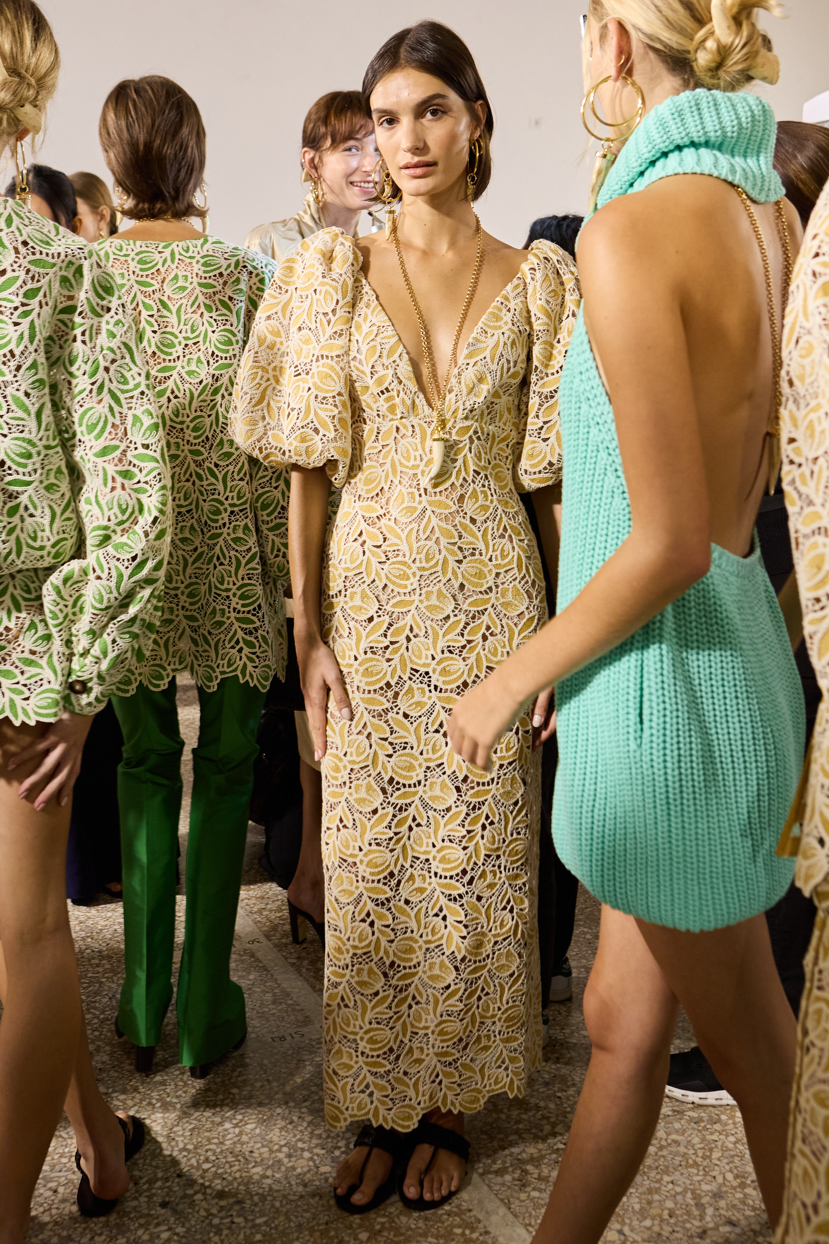 Luisa Spagnoli Spring 2025 Fashion Show Backstage