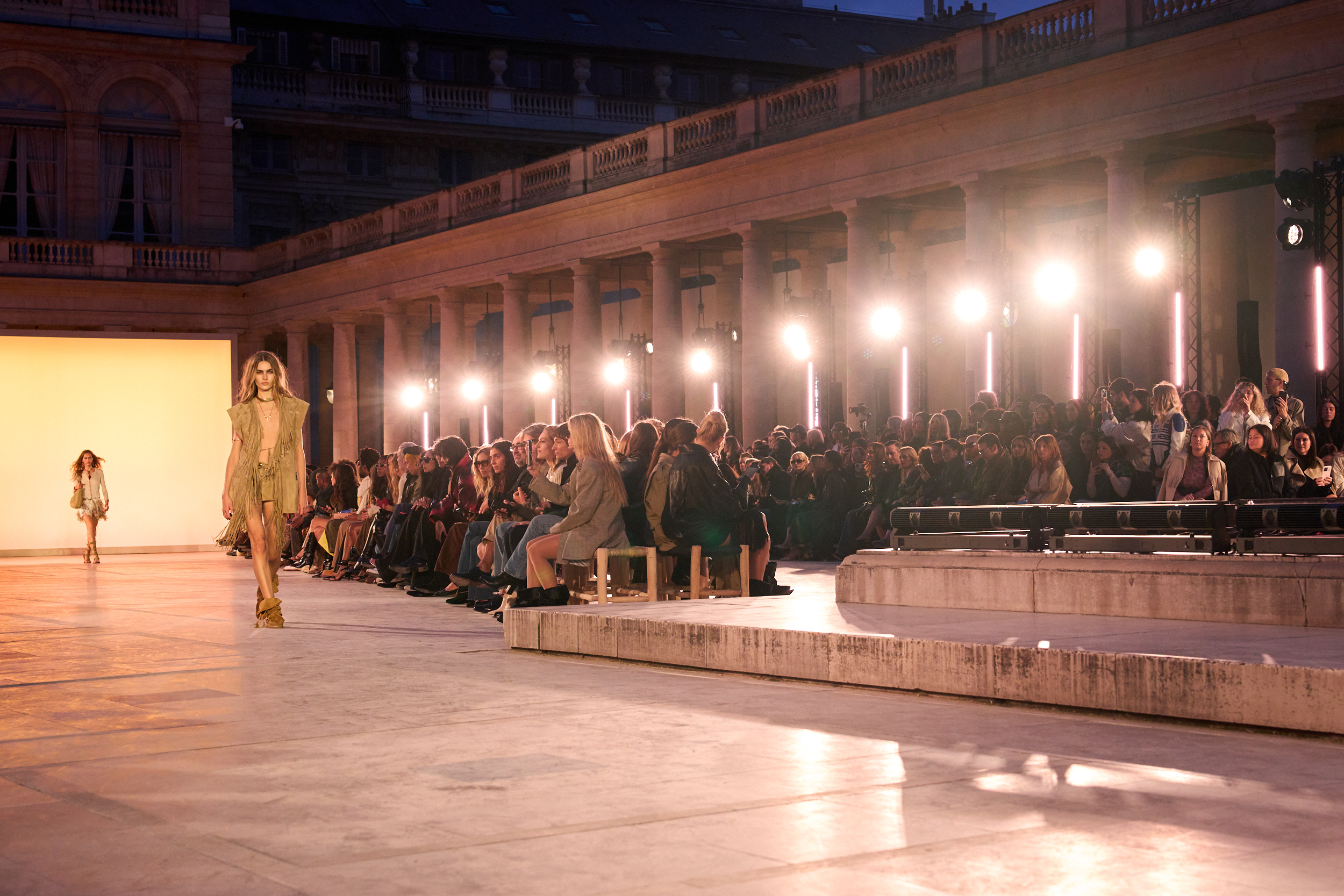 Isabel Marant Spring 2025 Fashion Show Atmosphere