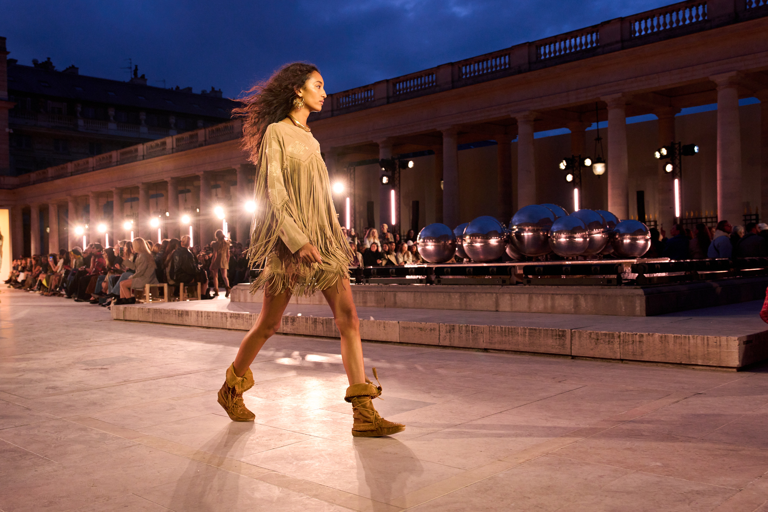 Isabel Marant Spring 2025 Fashion Show Atmosphere