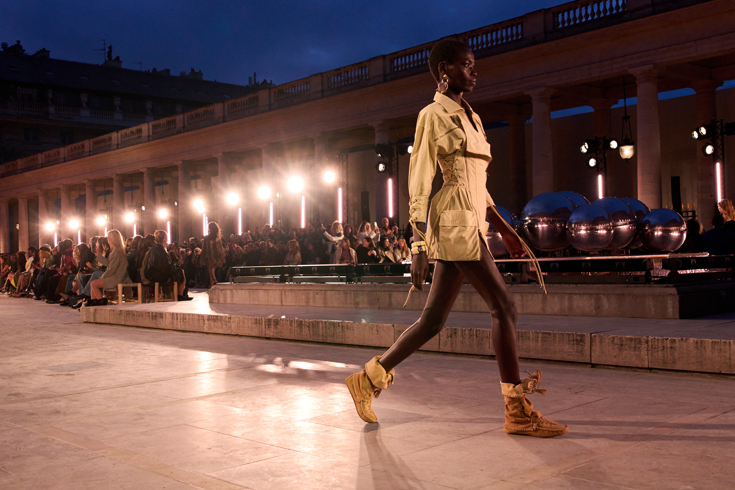 Isabel Marant Spring 2025 Fashion Show Atmosphere