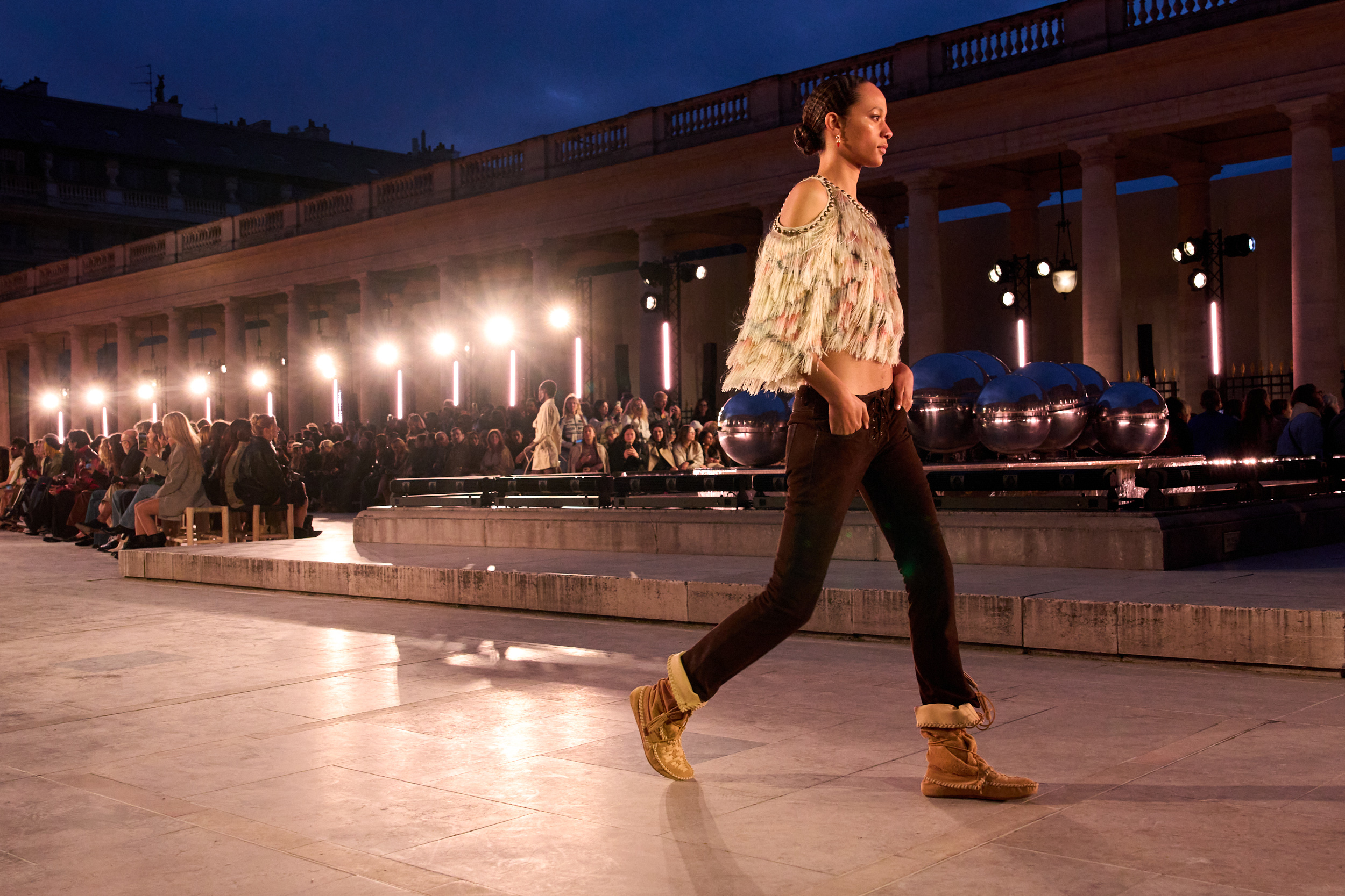 Isabel Marant Spring 2025 Fashion Show Atmosphere