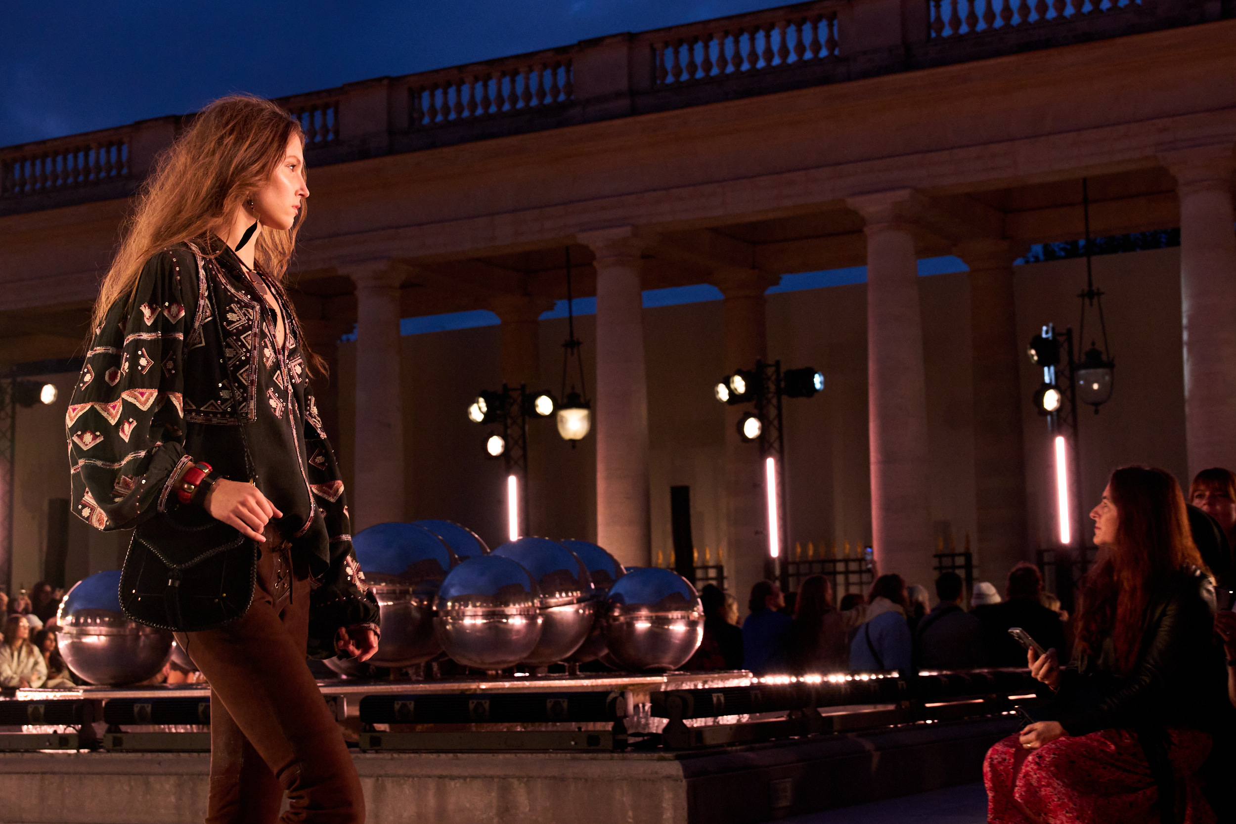 Isabel Marant Spring 2025 Fashion Show Atmosphere