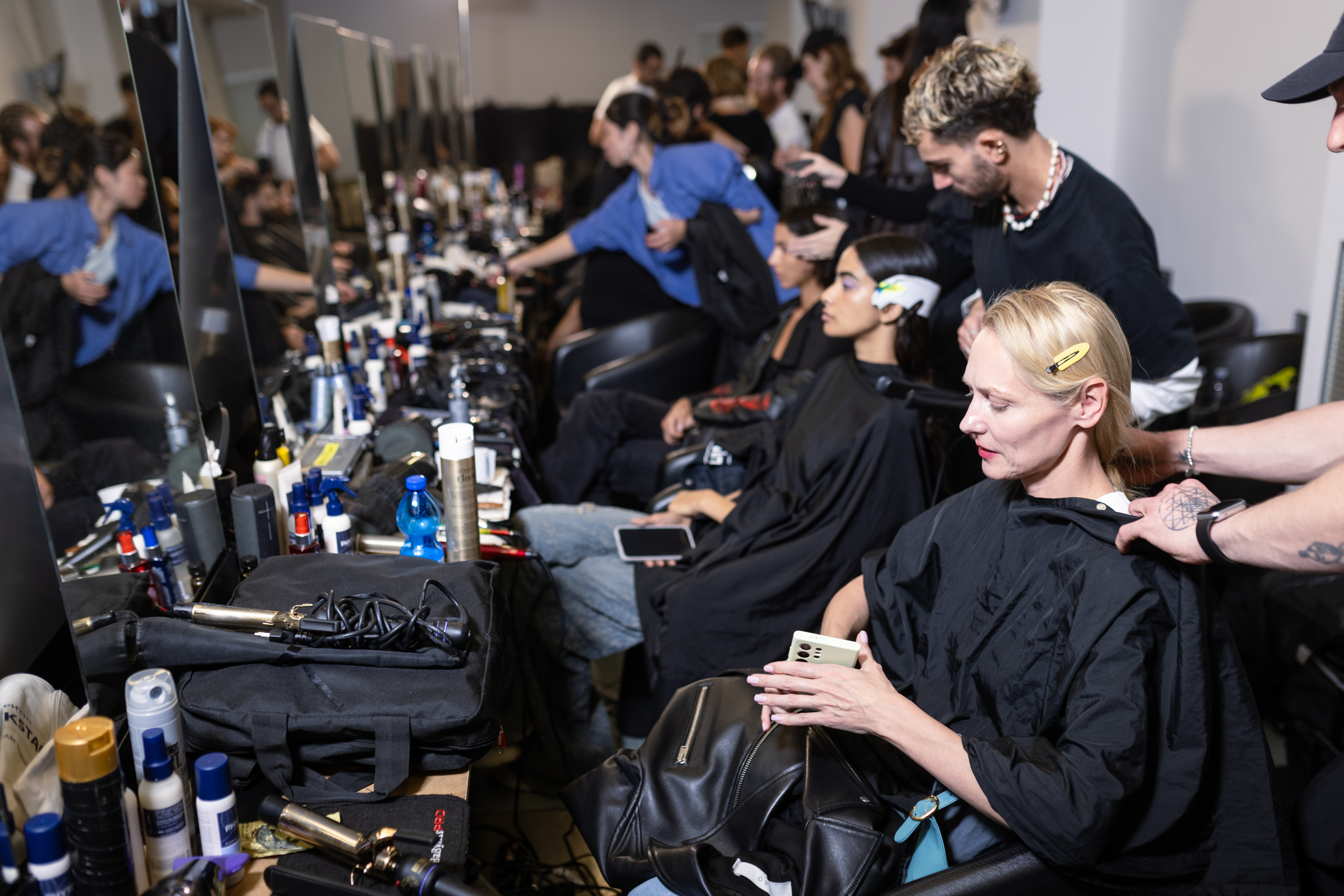 Marco Rambaldi Spring 2025 Fashion Show Backstage