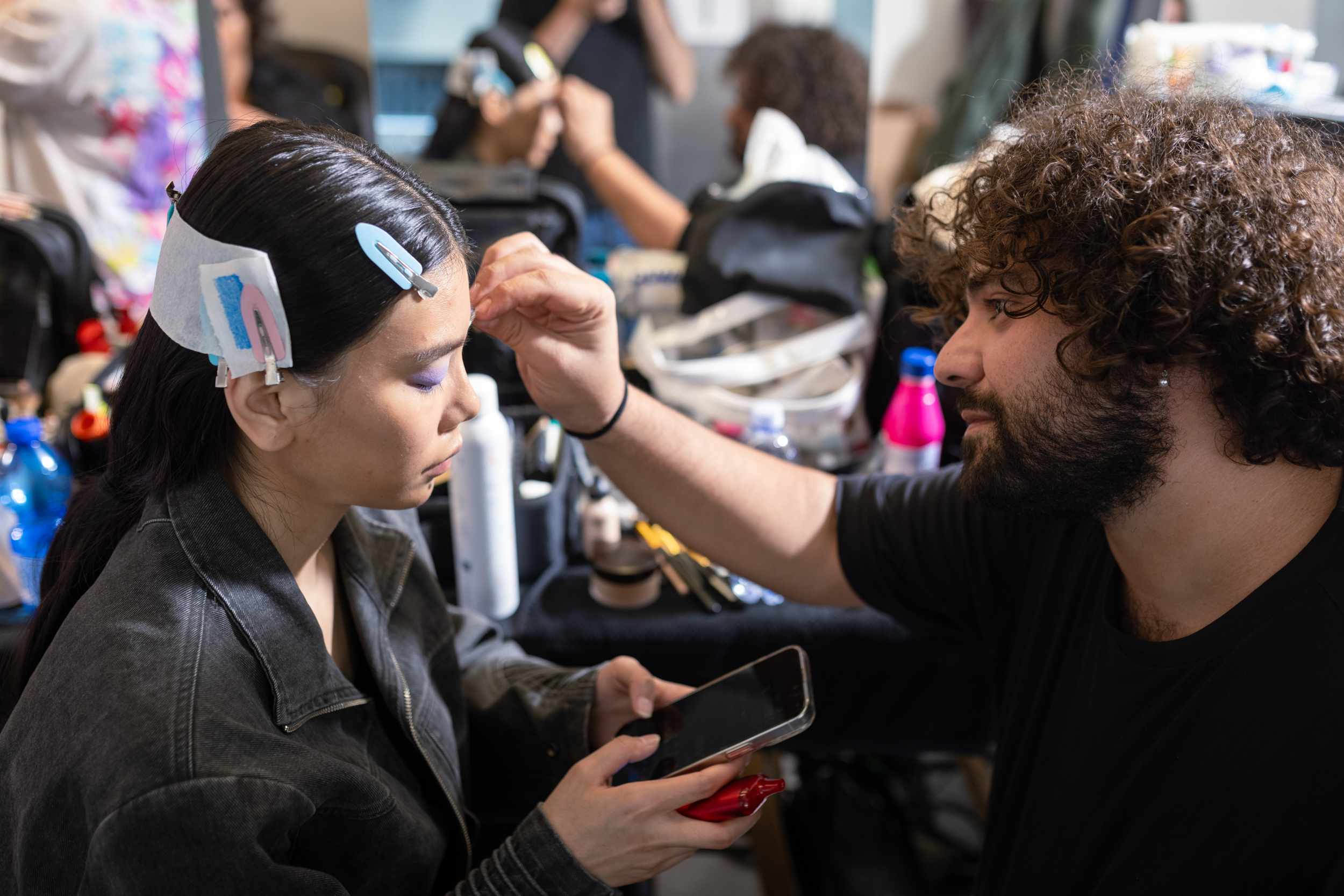 Marco Rambaldi Spring 2025 Fashion Show Backstage