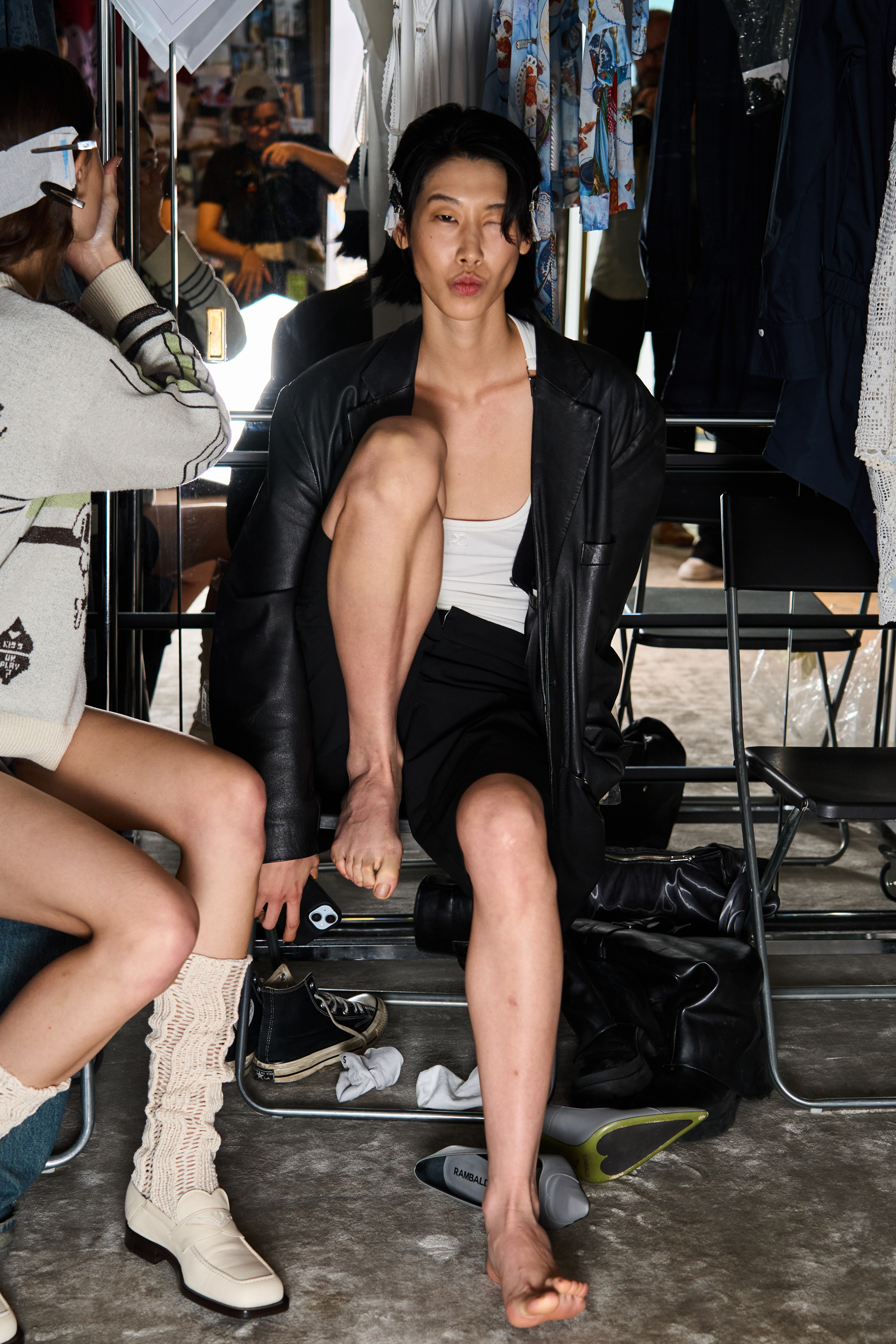 Marco Rambaldi Spring 2025 Fashion Show Backstage