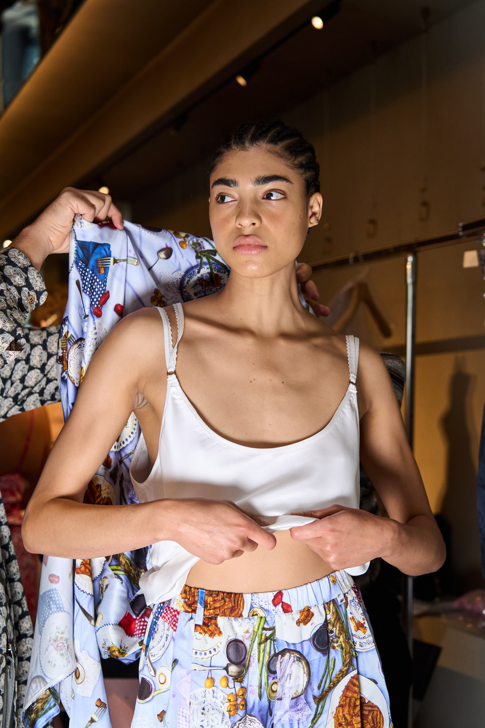 Marco Rambaldi Spring 2025 Fashion Show Backstage