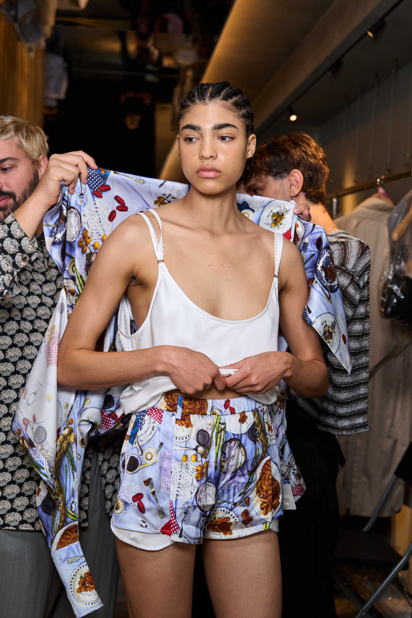 Marco Rambaldi Spring 2025 Fashion Show Backstage