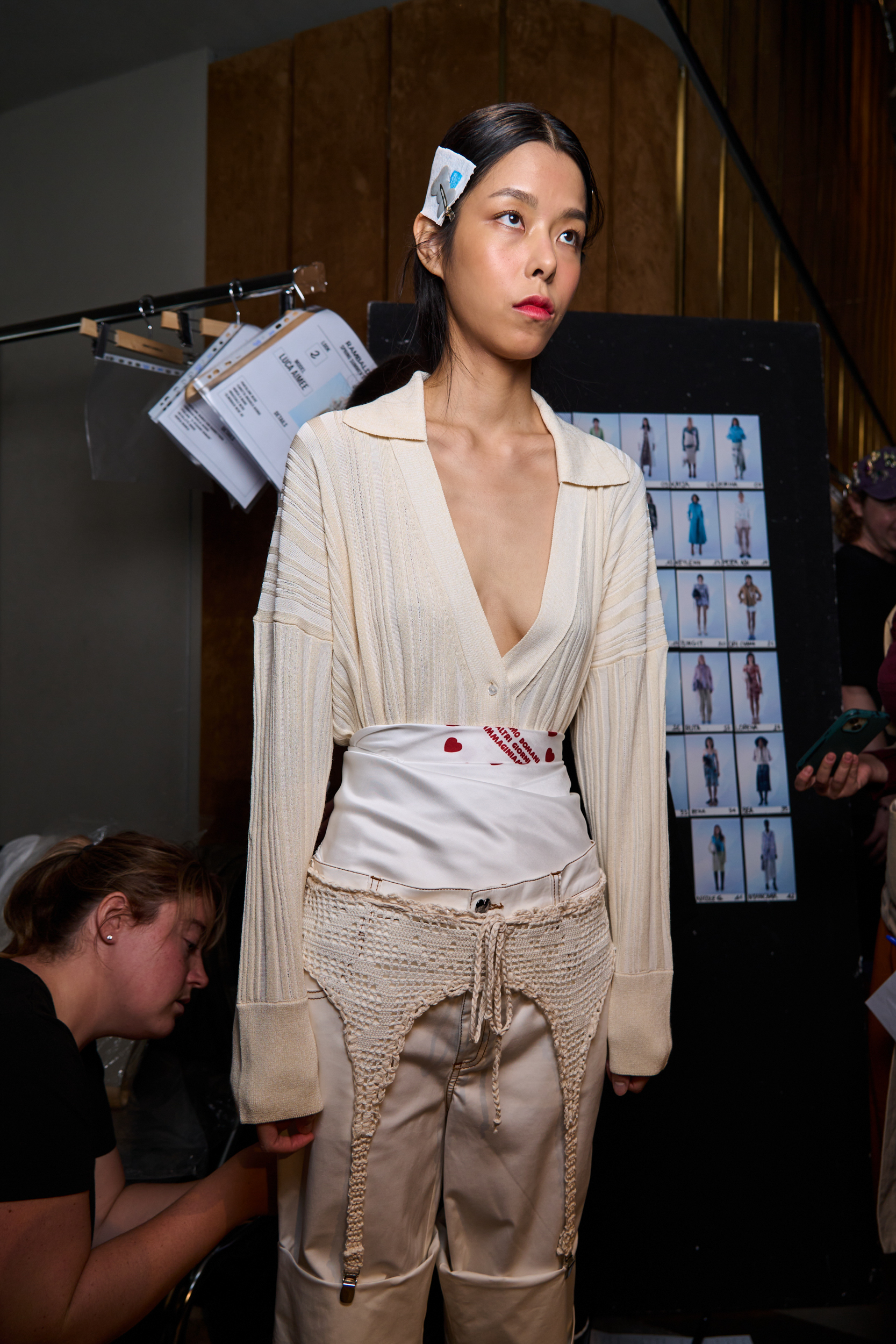 Marco Rambaldi Spring 2025 Fashion Show Backstage