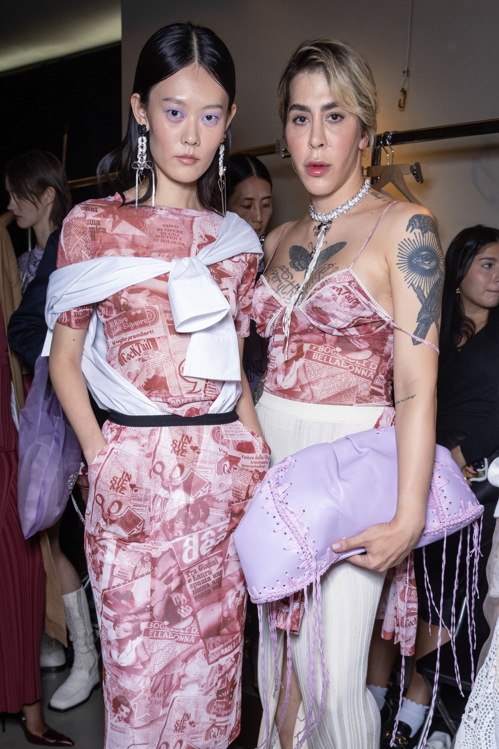 Marco Rambaldi Spring 2025 Fashion Show Backstage