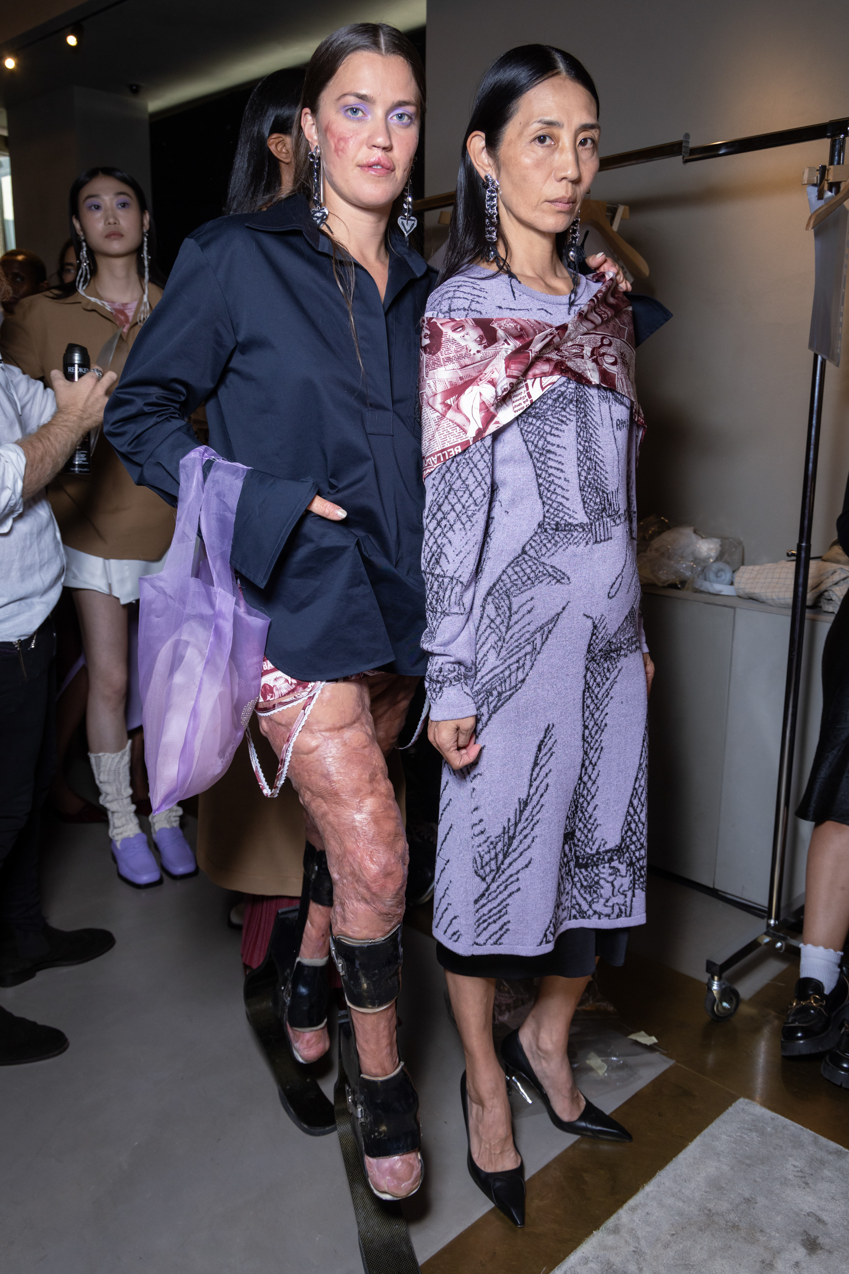 Marco Rambaldi Spring 2025 Fashion Show Backstage