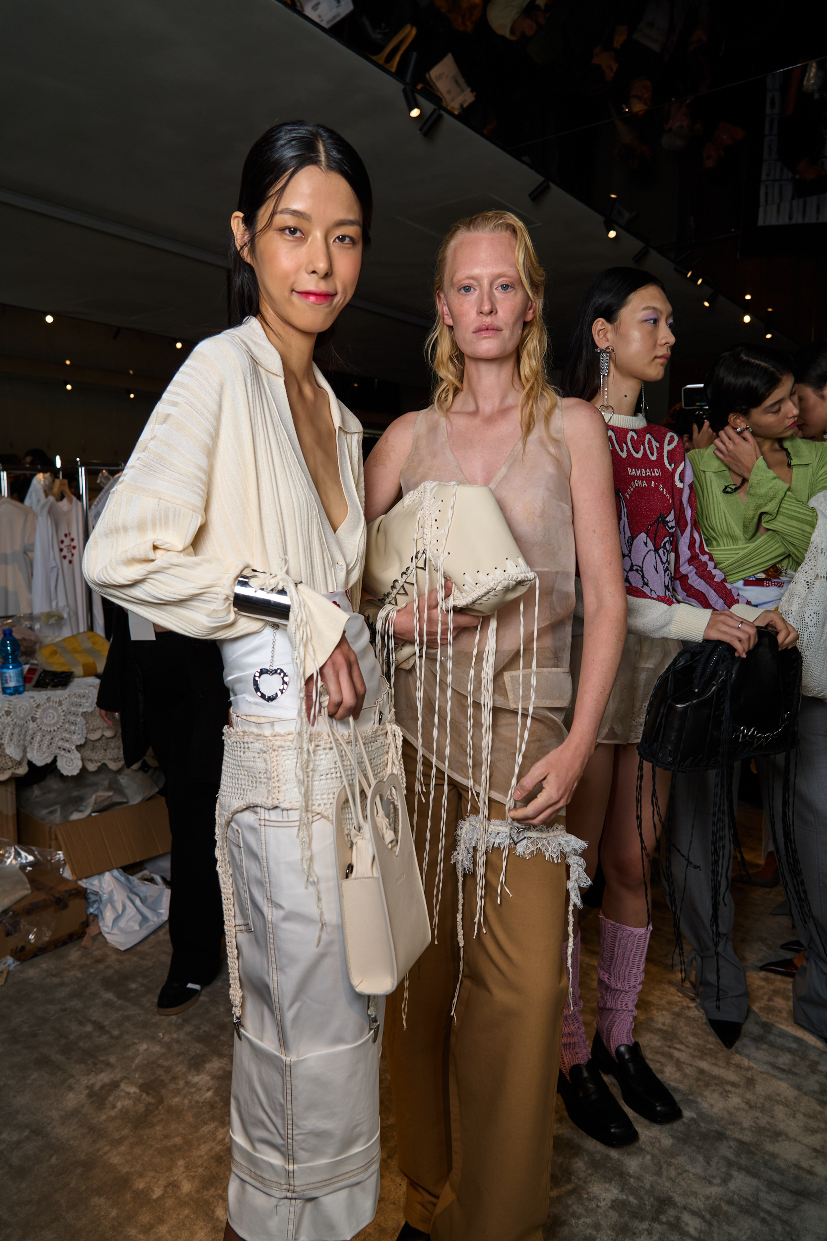 Marco Rambaldi Spring 2025 Fashion Show Backstage