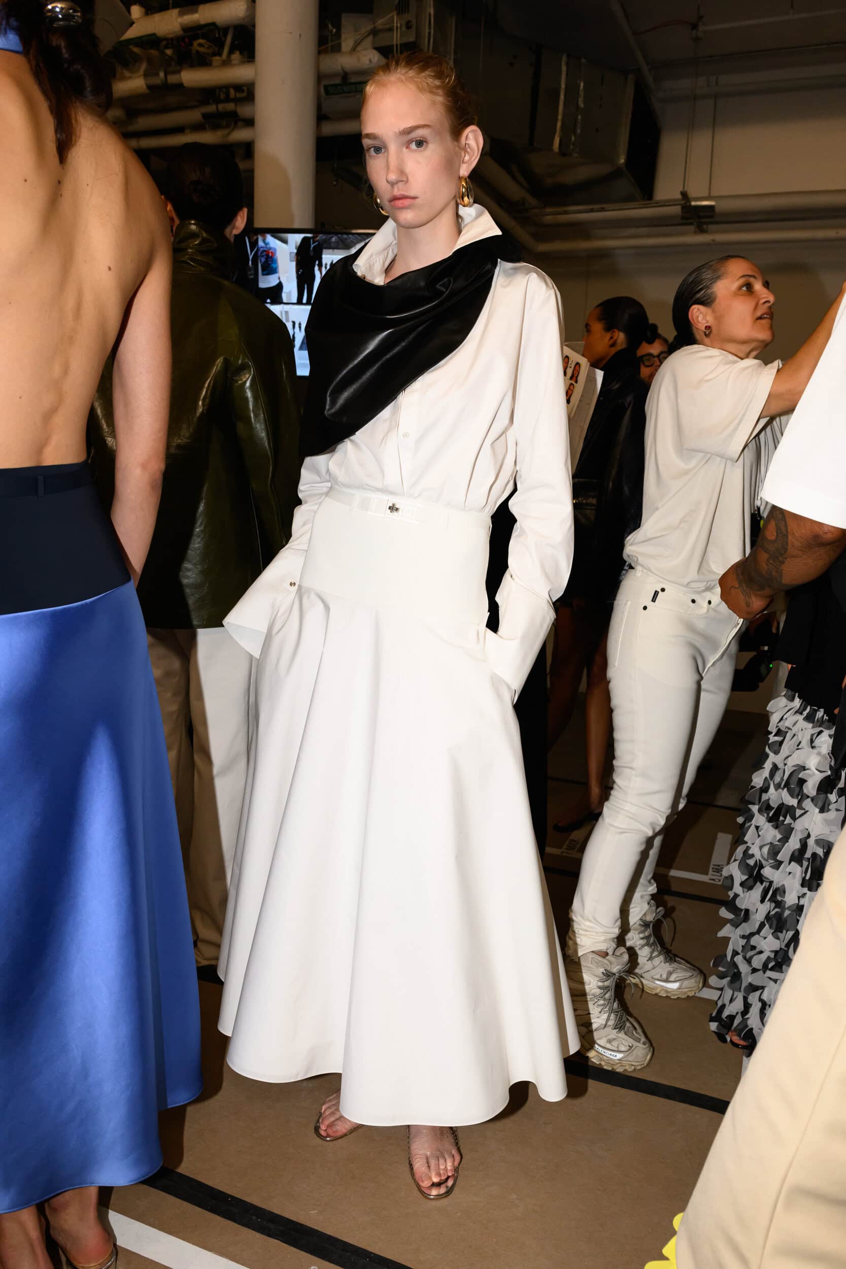 Brandon Maxwell Spring 2025 Fashion Show Backstage