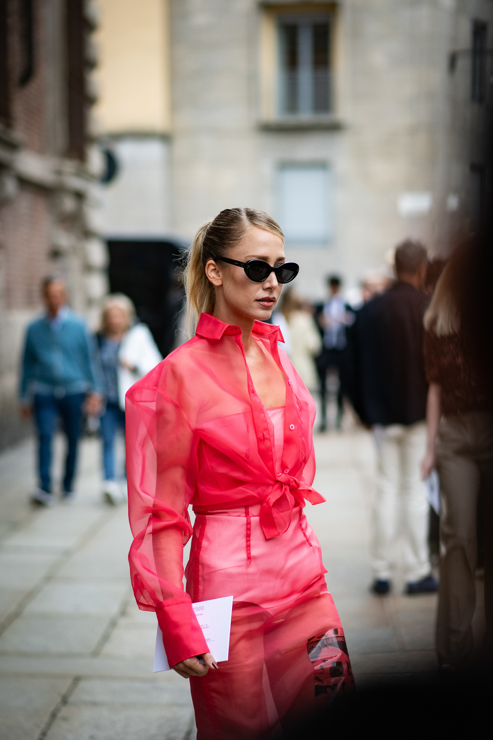 Milan Street Style Spring 2025 Shows