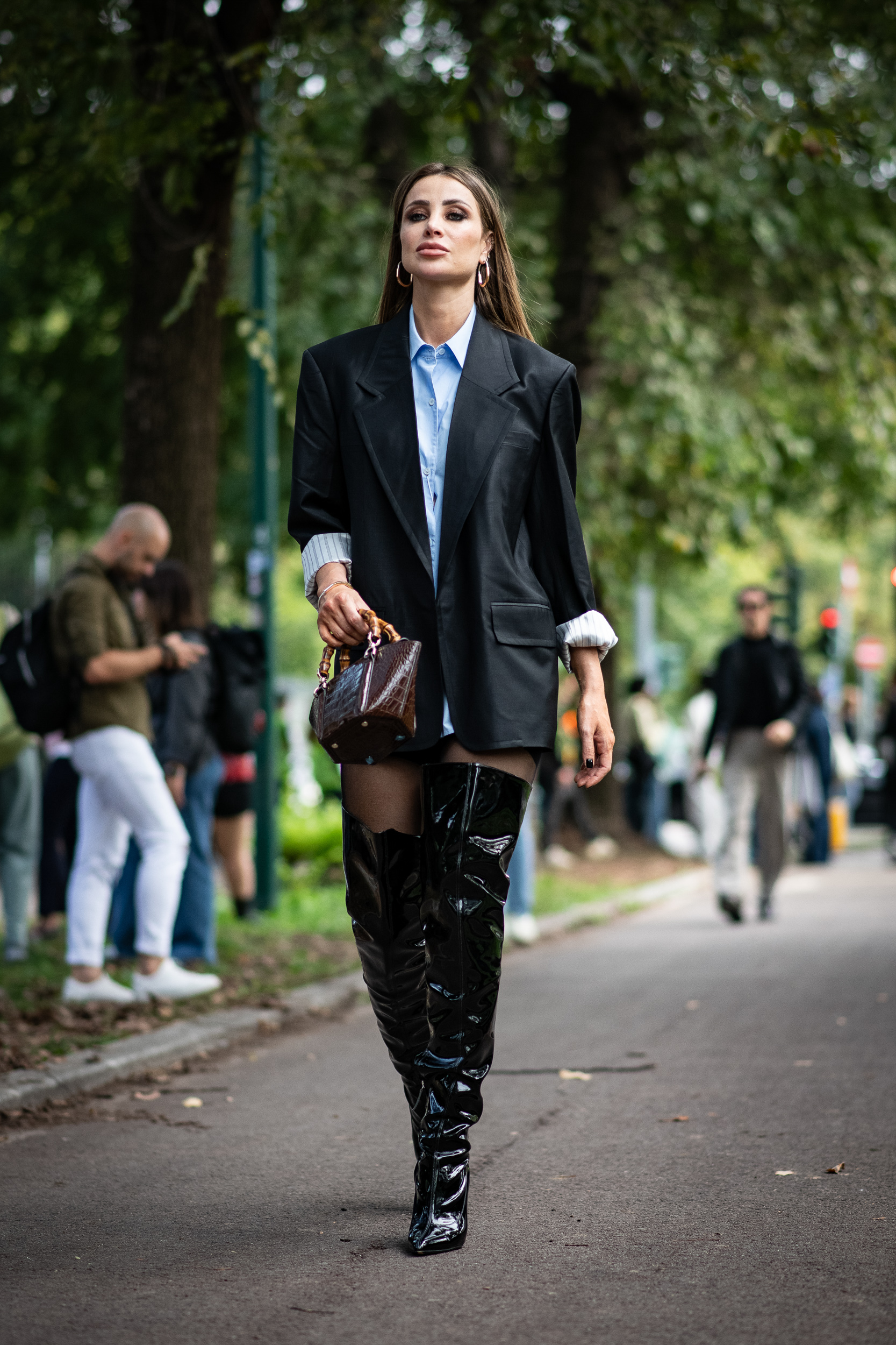 Milan Street Style Spring 2025 Shows