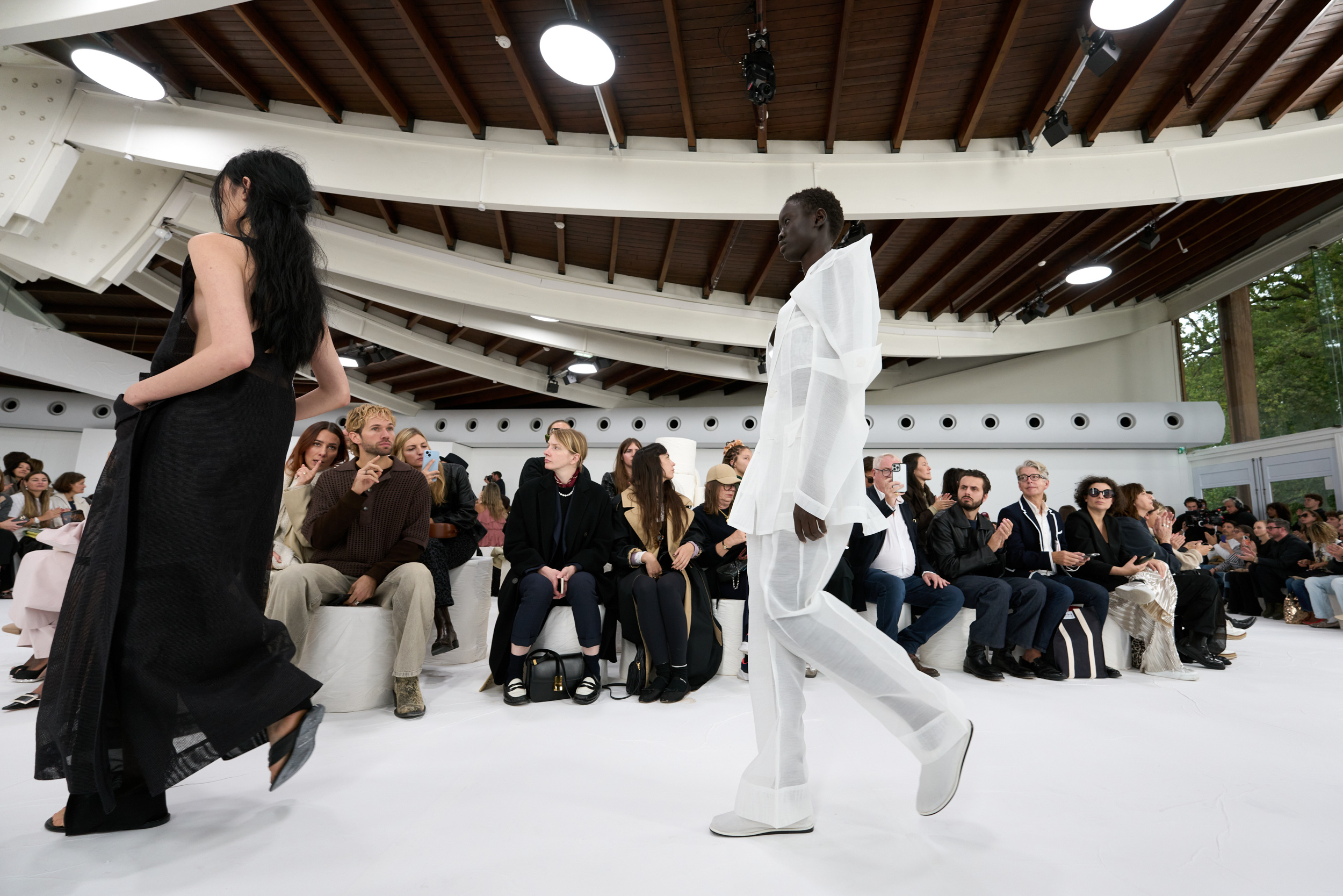 Issey Miyake Spring 2025 Fashion Show Atmosphere