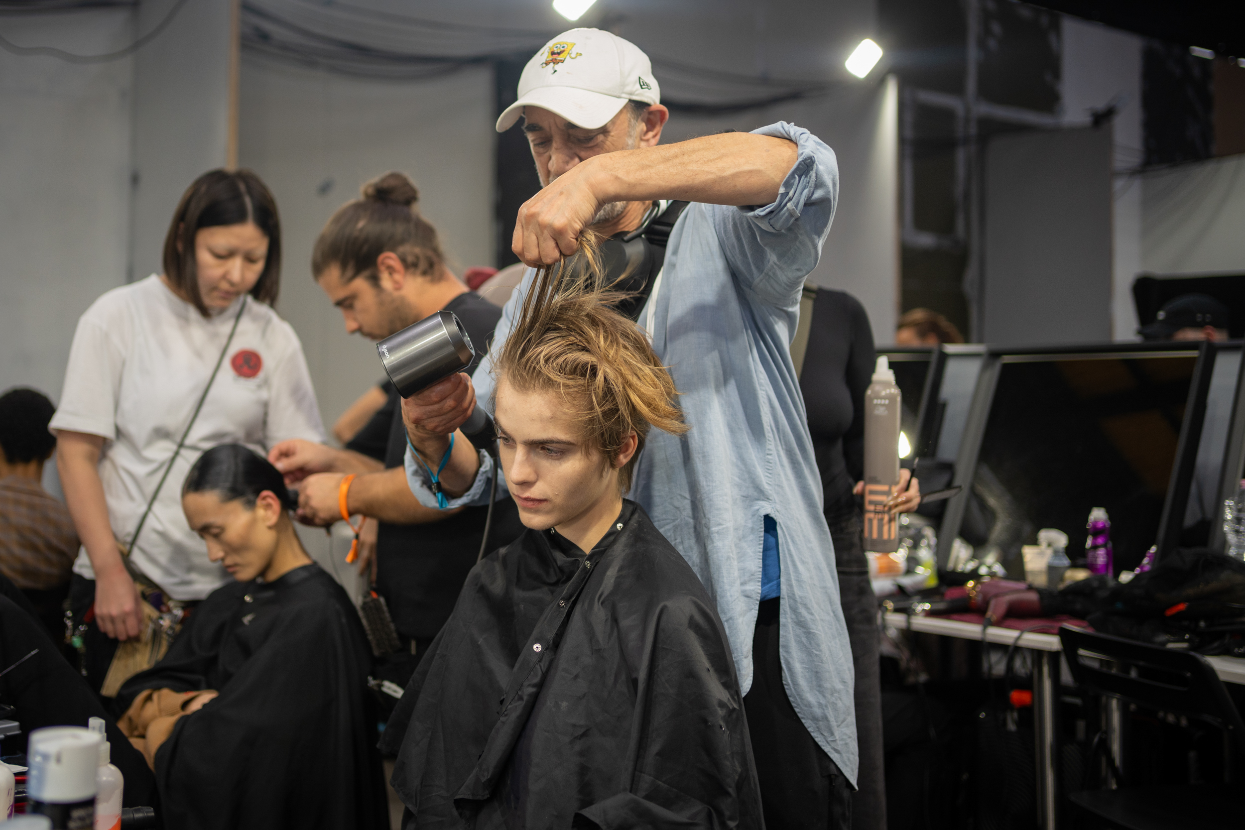 Moschino Spring 2025 Fashion Show Backstage